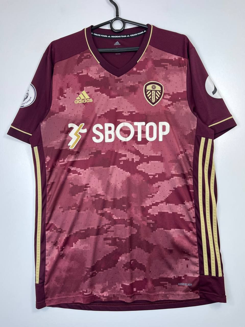 Adidas Leeds United 2020 2021 Shirt Football Jersey Adidas Mens L Size US L / EU 52-54 / 3 - 1 Thumbnail