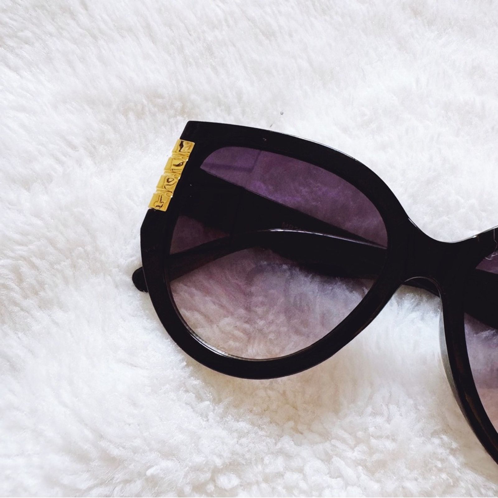 Other Rosy Black Cat Eye Oversized Sunglasses Size ONE SIZE - 2 Thumbnail
