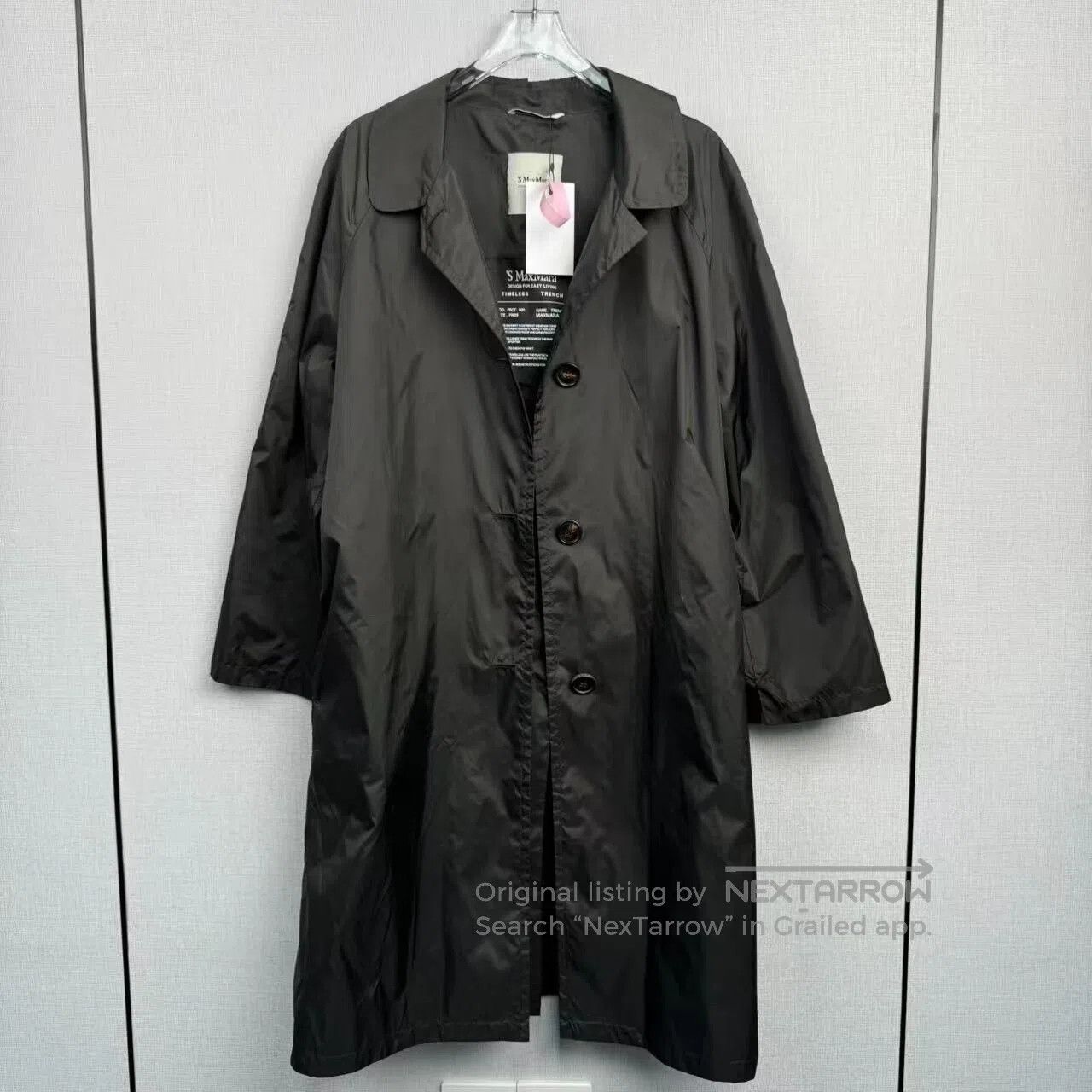 Max Mara Max Mara Black trench coat| Size M / US 6-8 / IT 42-44 - 1 Thumbnail