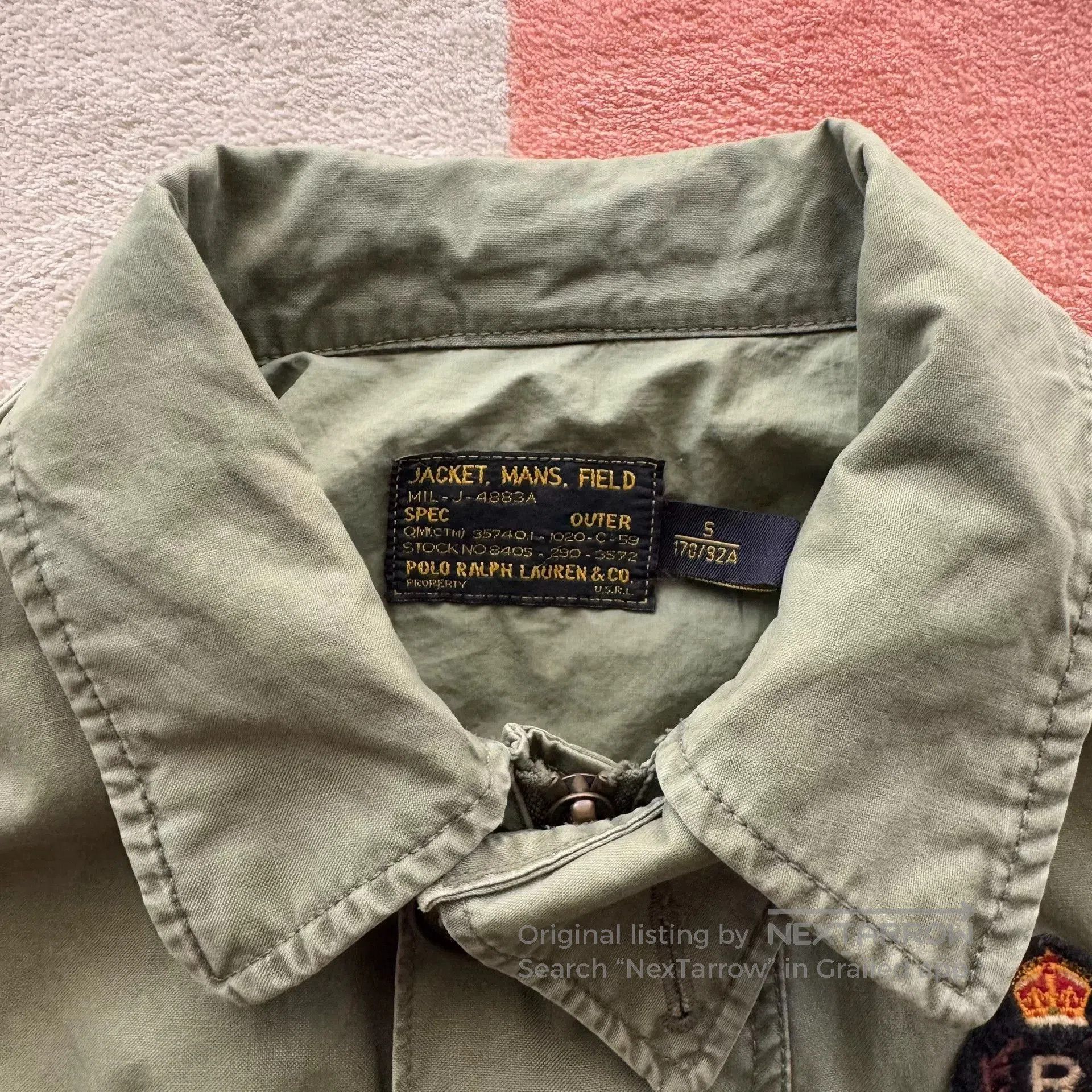 Polo Ralph Lauren Ralph Lauren Polo Embroidered M43 Military Jacket. Size US S / EU 44-46 / 1 - 5 Thumbnail