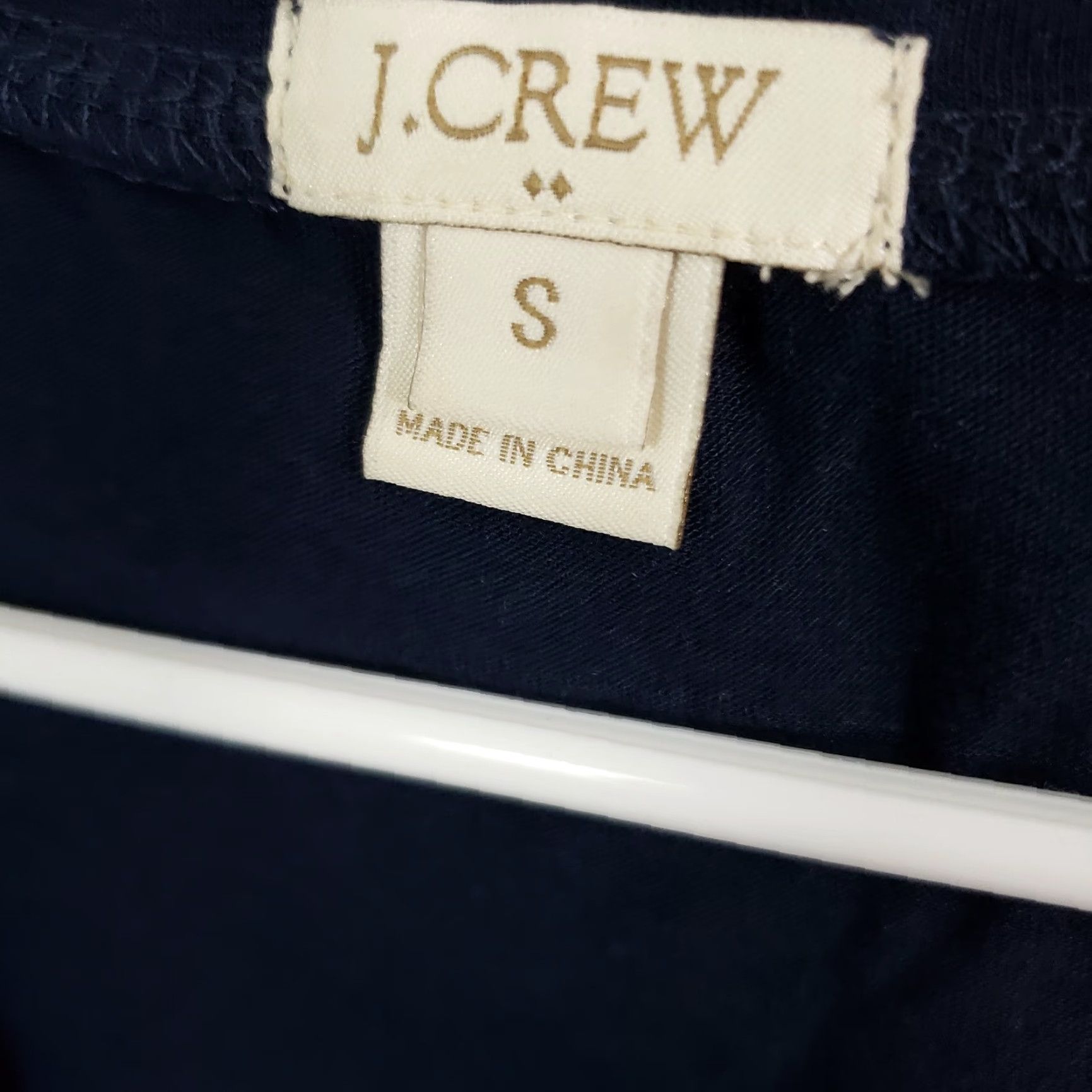 J.Crew J.CREW Womens Tank Top Size S Blue Embroidered Scoop Neck Modal Blend Shirt Women Tank Size S / US 4 / IT 40 - 5 Thumbnail
