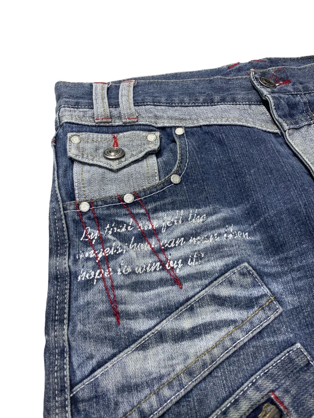 Affliction Hung Five Multipocket Stud Sin Angel Affliction Poems Pants Size US 32 / EU 48 - 11 Thumbnail
