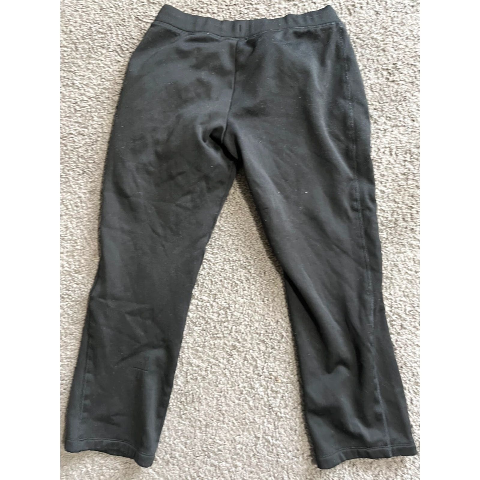 Champion Champion Sweatpants black Small Womens Regular Pants Athletic Fleece Logo Quick Dry Moisture Wicking Elastic Waist Size 28" / US 6 / IT 42 - 3 Thumbnail