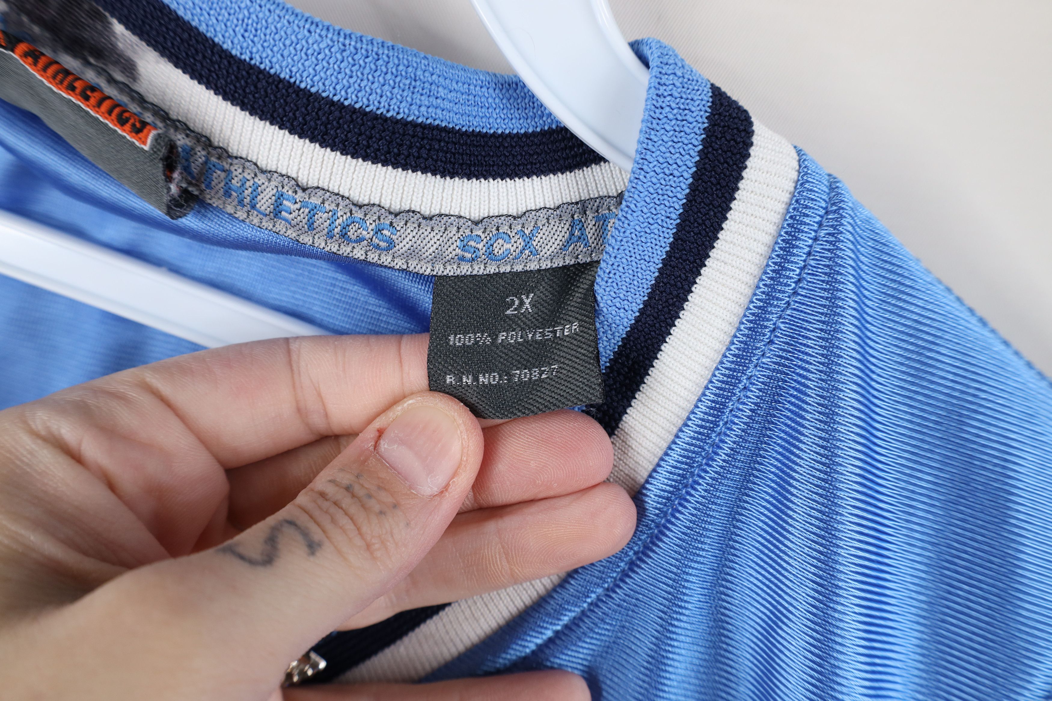 Vintage Vintage Y2K Streetwear Basketball Jersey Carolina Blue Size US XXL / EU 58 / 5 - 10 Thumbnail