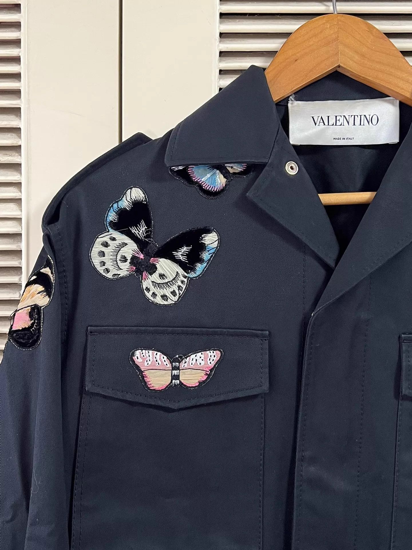 Valentino Valentino Butterfly Embroidery Women's Jacket Size 4 Size S / US 4 / IT 40 - 4 Thumbnail