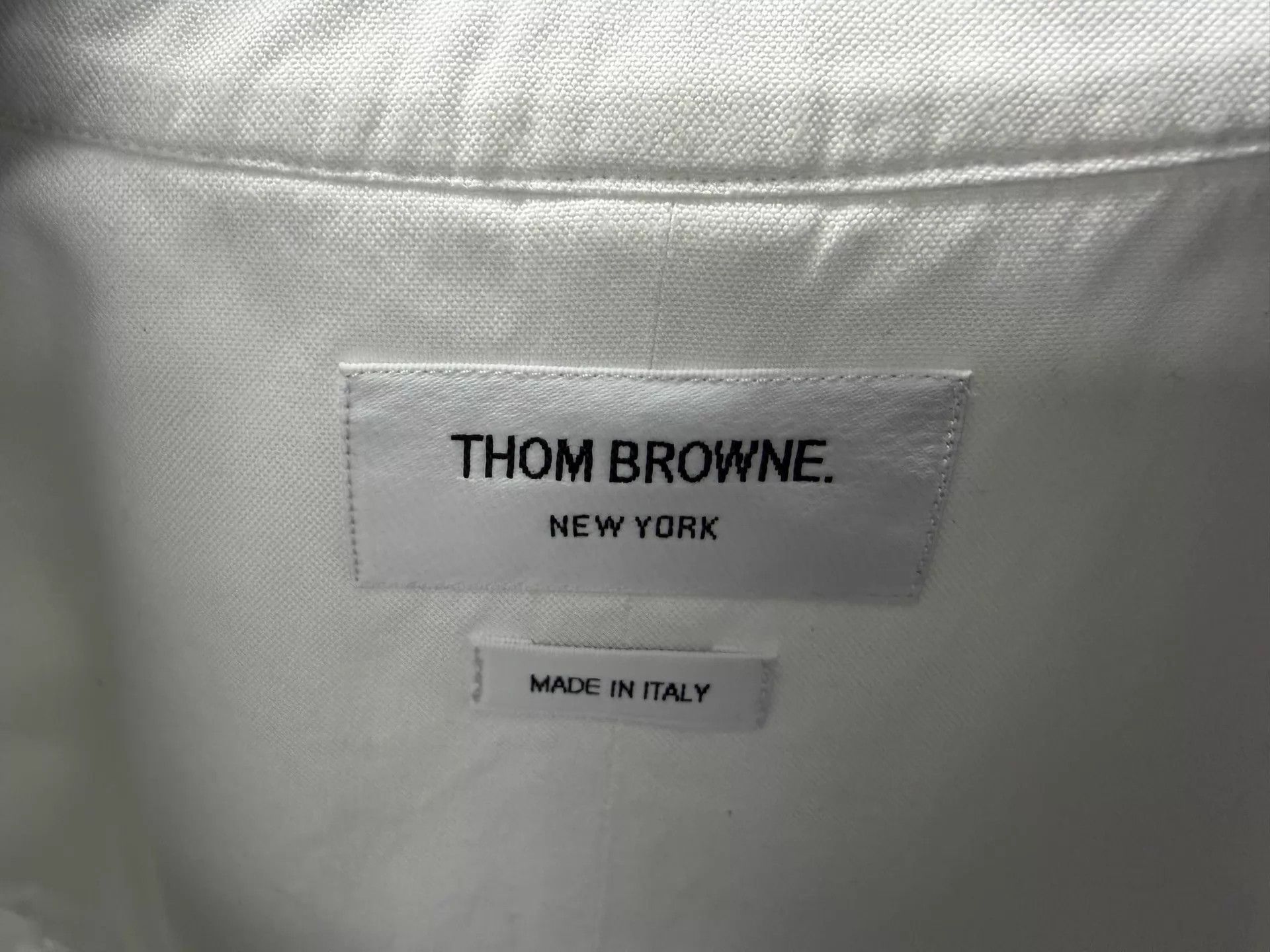 Thom Browne Thom Browne 4-Bar Oxford Shirt White Size 0 Size US XS / EU 42 / 0 - 3 Thumbnail