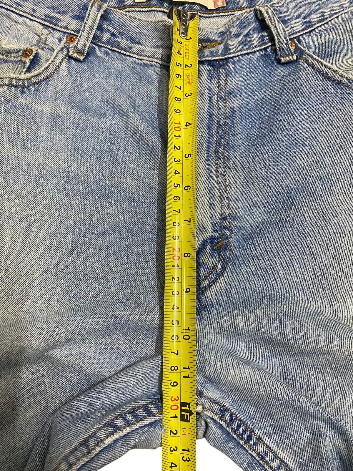 Levi's Vintage 1990 Levis550 Faded Wash Distressed Fit Jeans Size US 35 - 14 Thumbnail