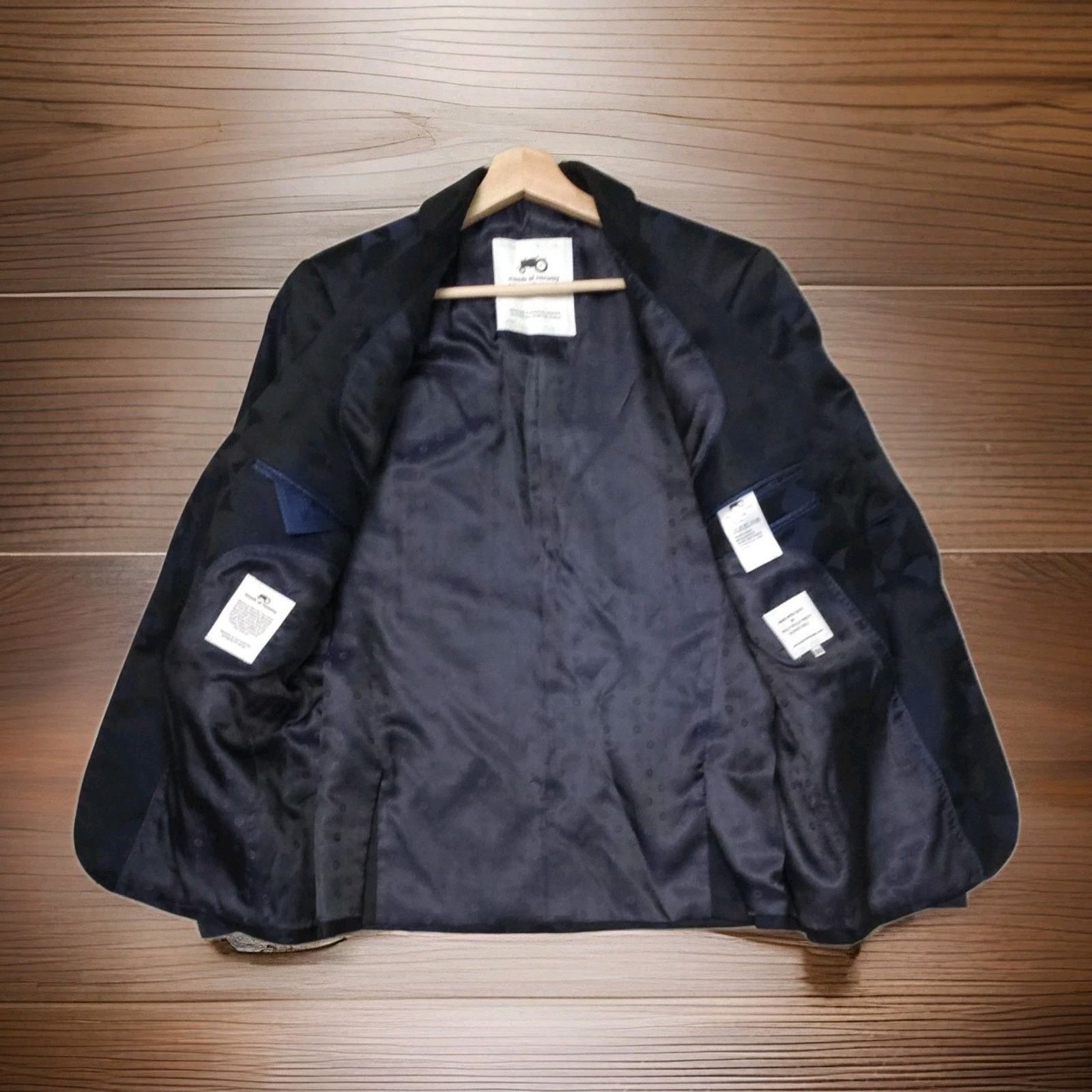 Moods of Norway Moods of Norway Cocktail Wool-Blend Evening Blazer Jacket 50 Size US M / EU 48-50 / 2 - 4 Thumbnail