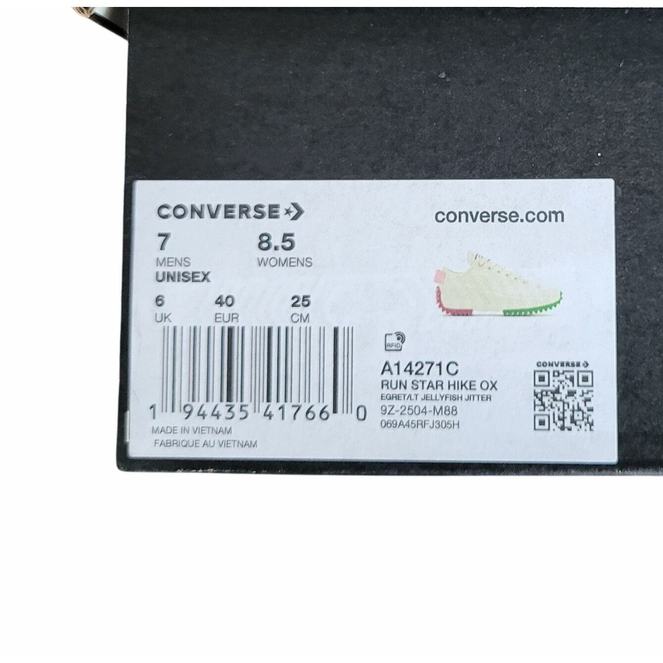 Converse ❤️Converse Run Star Hike Ox Platform Men's Shoes Sz 7 Color Size US 7 / EU 40 - 8 Thumbnail