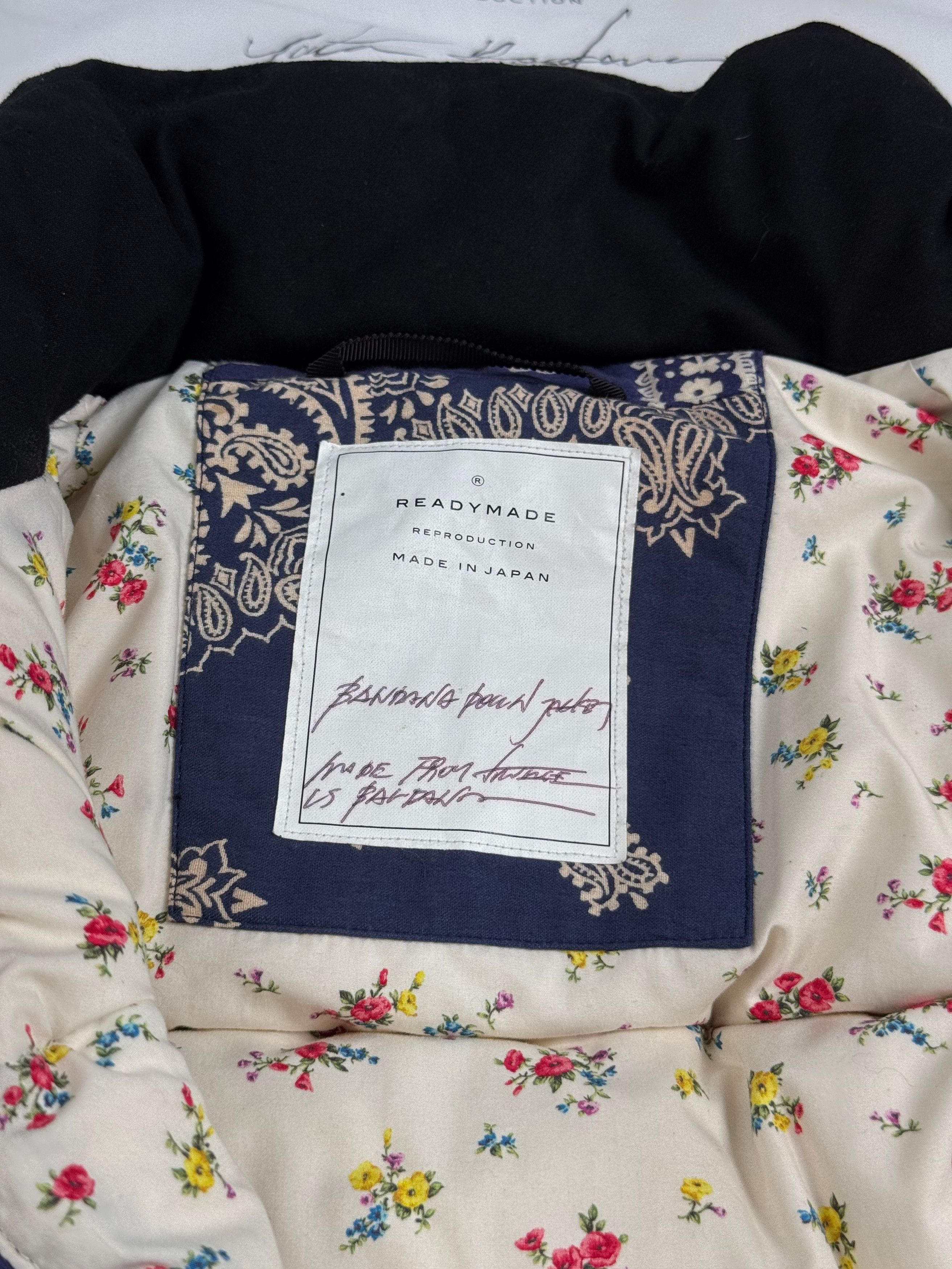 READYMADE UNWORN* READYMADE Blue Bandana Down Jacket Size 1 Size US S / EU 44-46 / 1 - 12 Thumbnail