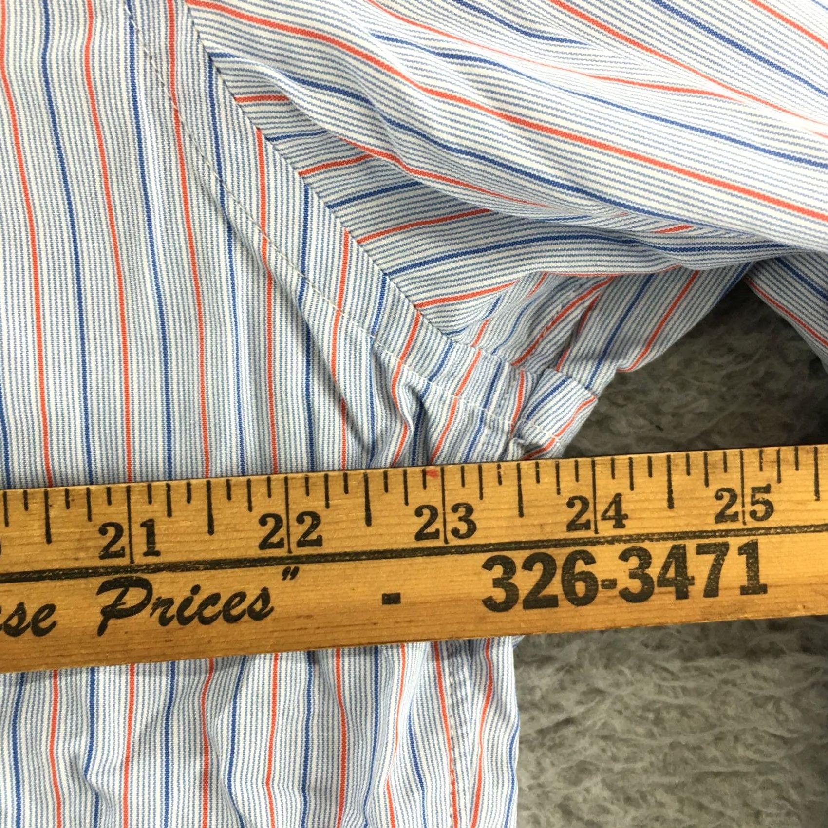 J.Crew J.Crew Button Up Shirt Mens XL Blue Striped Long Sleeve Collared Casual Size US XL / EU 56 / 4 - 4 Thumbnail
