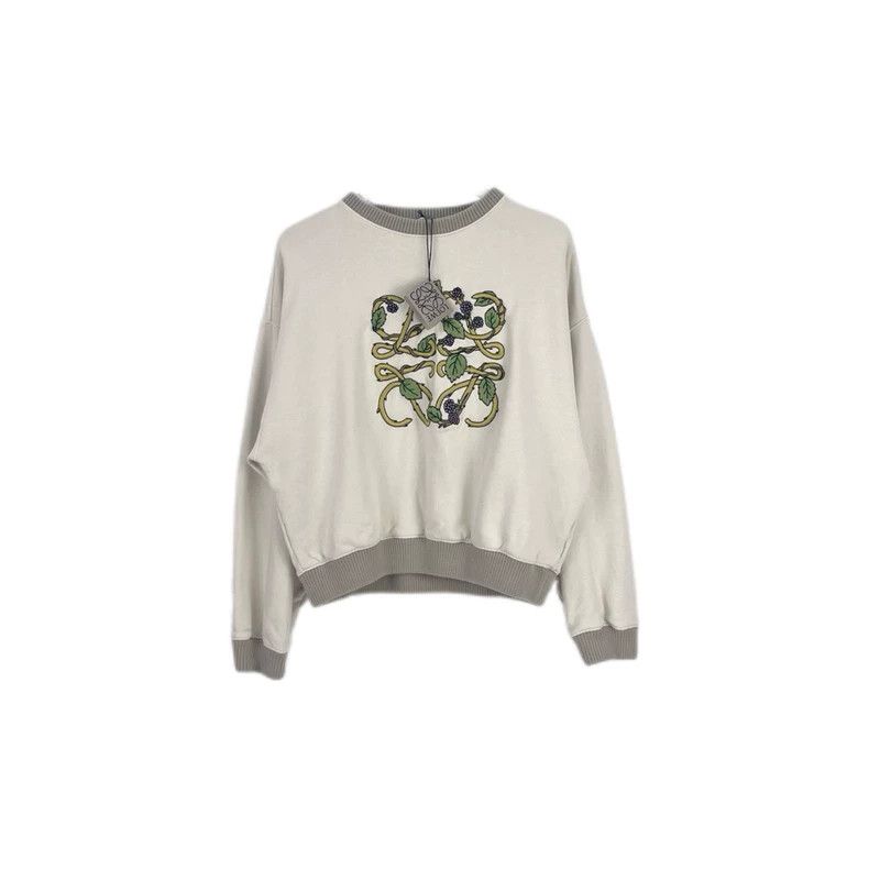 Loewe loewe Off-white vine embroidered sweater 2504-Nextarrow Size US M / EU 48-50 / 2 - 1 Thumbnail