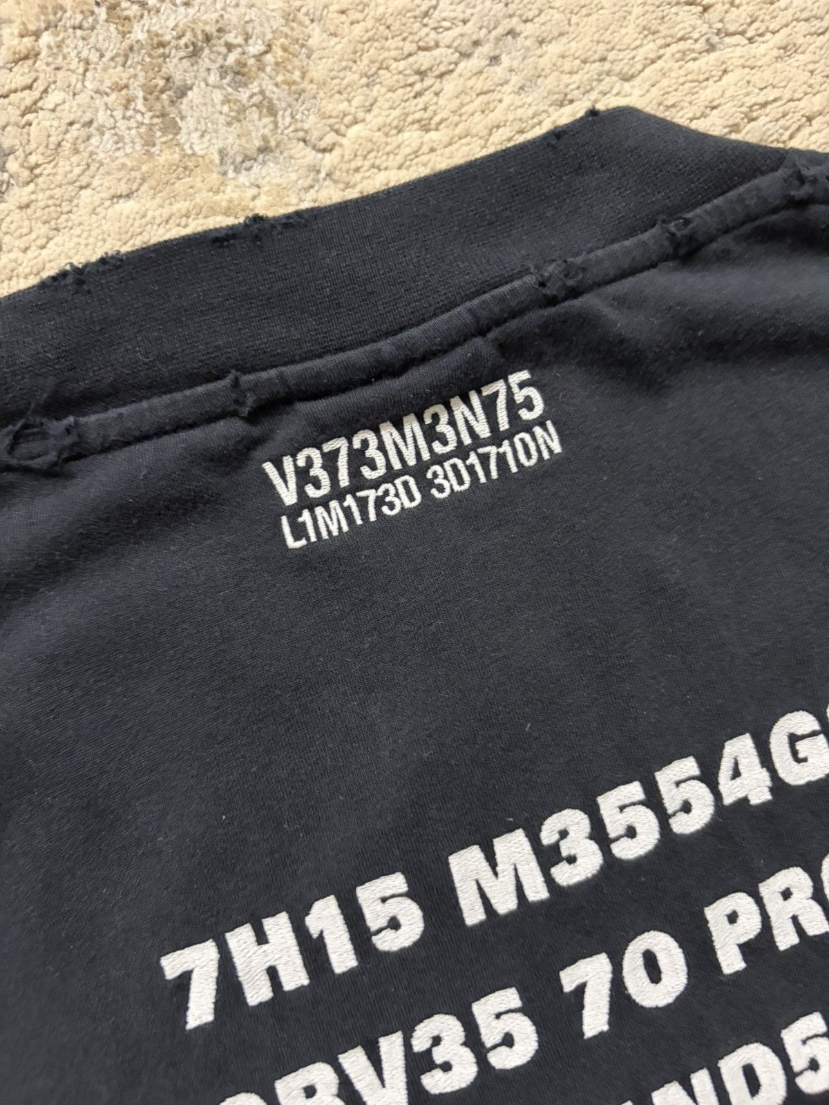 Vetements Vetements - AW23 Brain Power Message T Shirt Size US XL / EU 56 / 4 - 8 Thumbnail