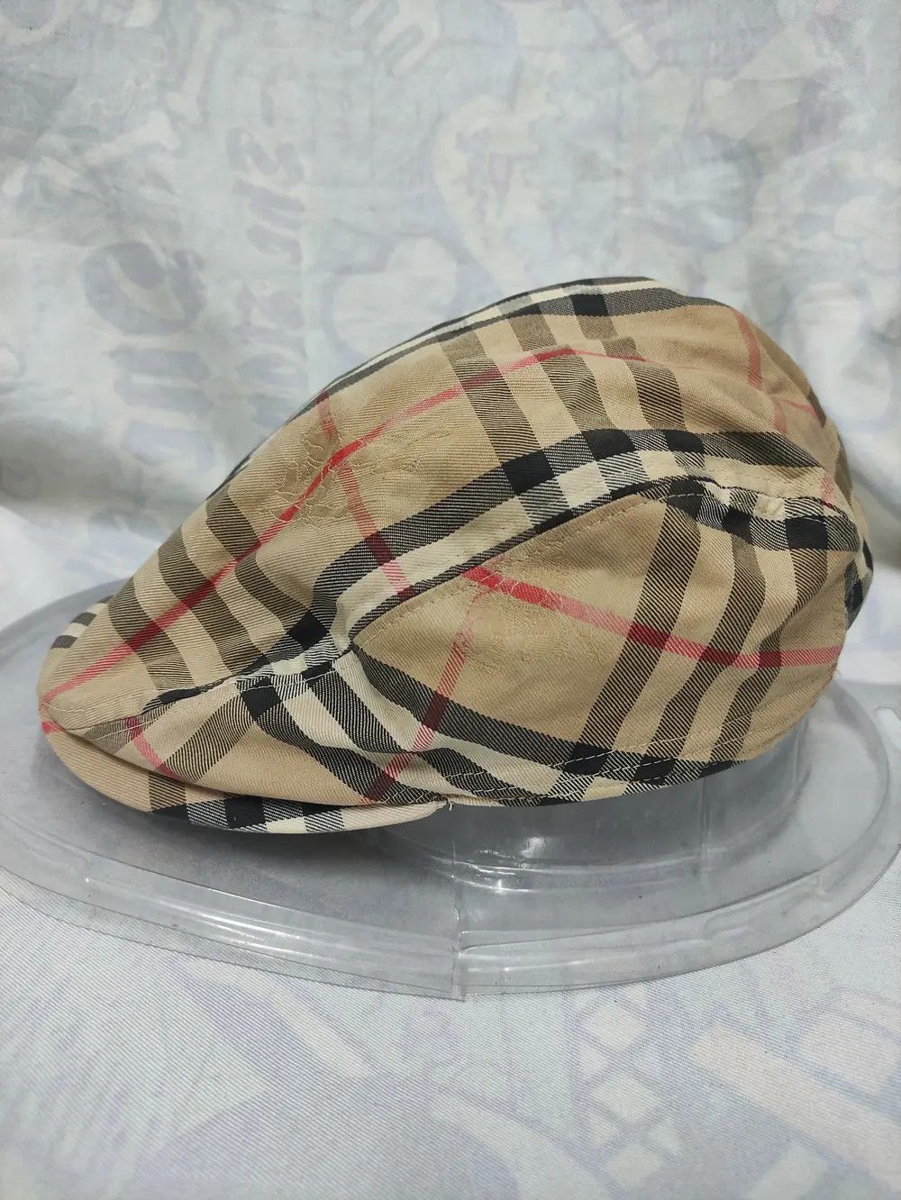 Burberry BURBERRY NOVA CHECK VINTAGE BARETTA CAP Size ONE SIZE - 3 Thumbnail