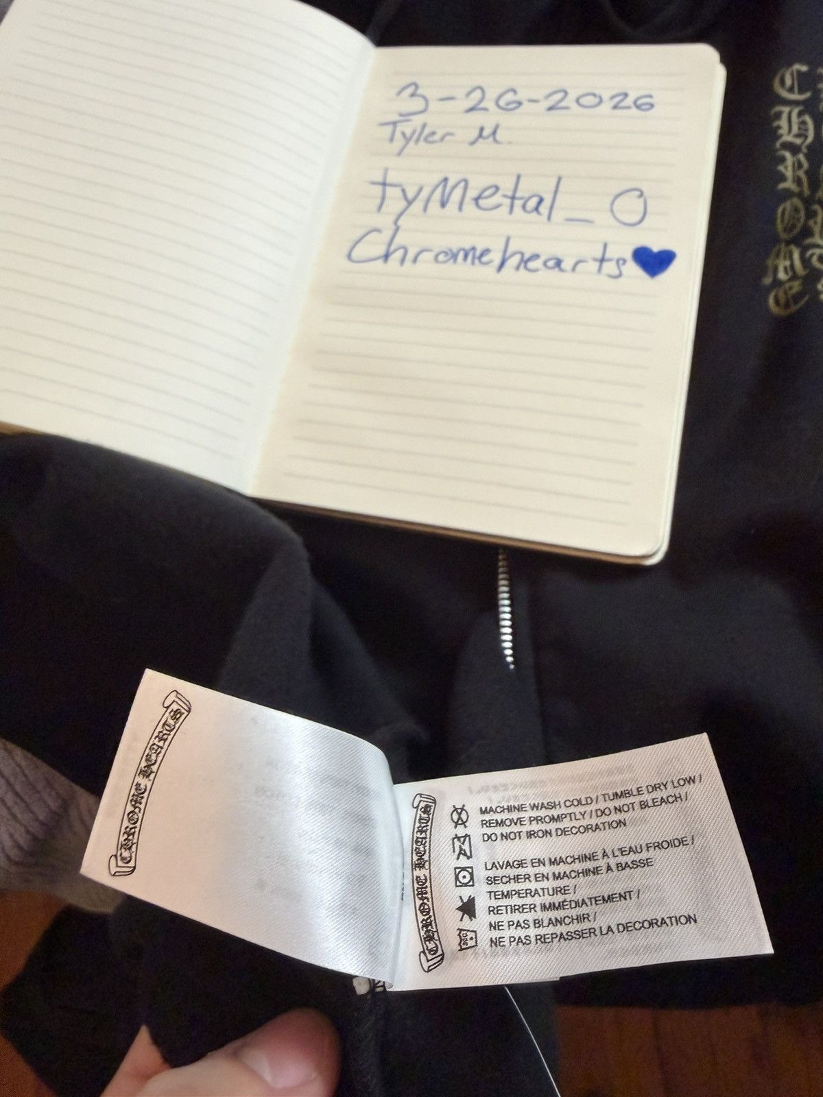 Chrome Hearts Chrome Hearts Vertical Logo Hoodie Size US M / EU 48-50 / 2 - 10 Thumbnail