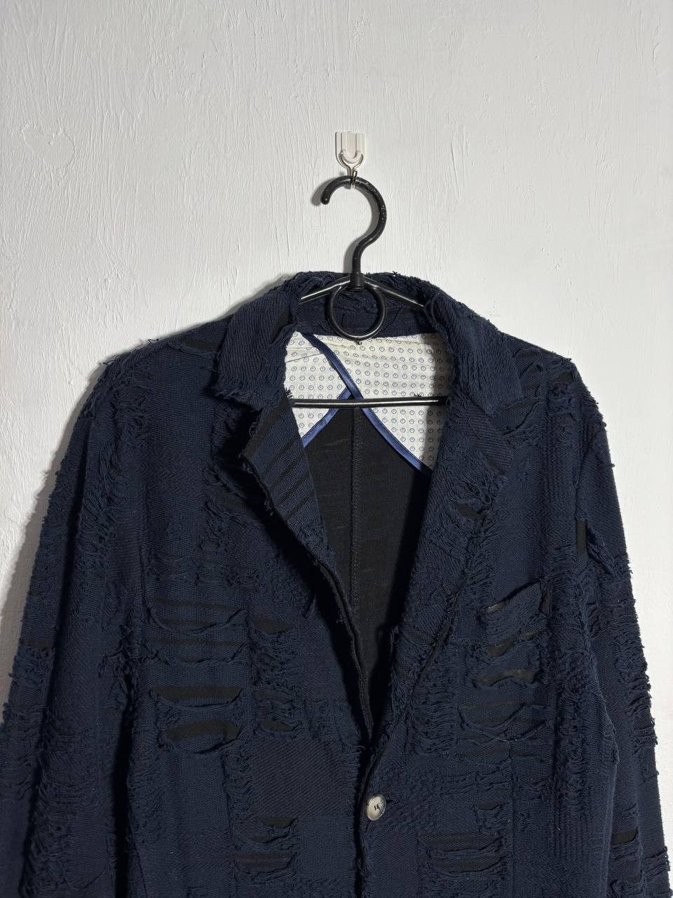 Japanese Brand Avant Garde Torn Japanese Y2K Blazer jacket Size US M / EU 48-50 / 2 - 3 Thumbnail