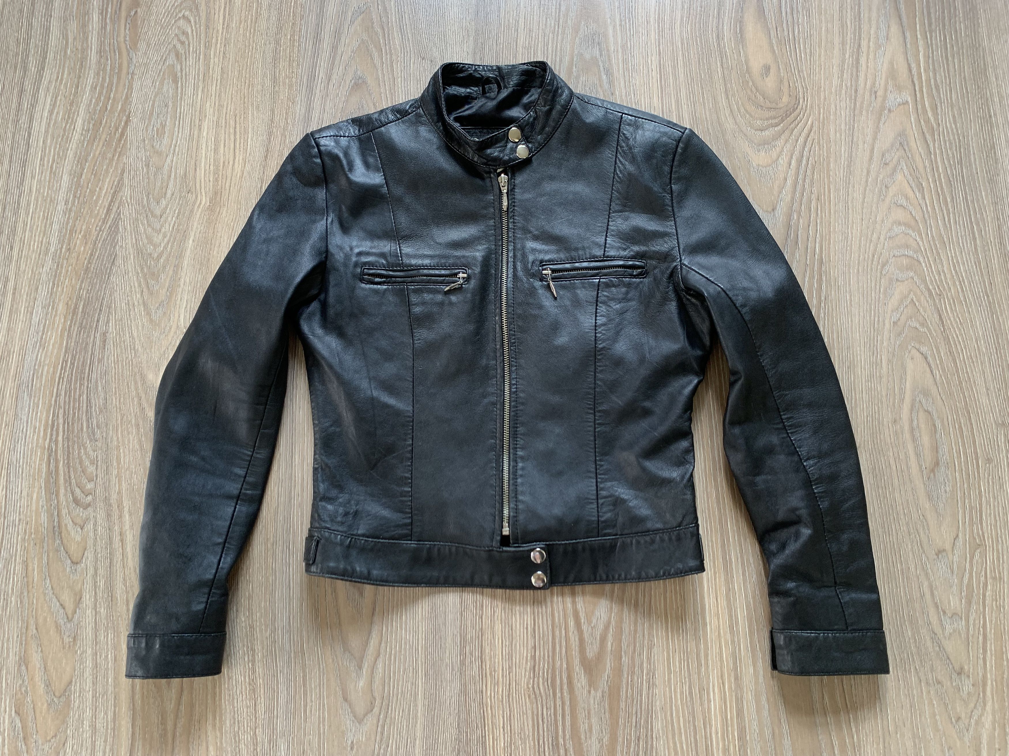 Other Women's Vintage Heritage Leather International Biker Jacket Size M / US 6-8 / IT 42-44 - 2 Thumbnail