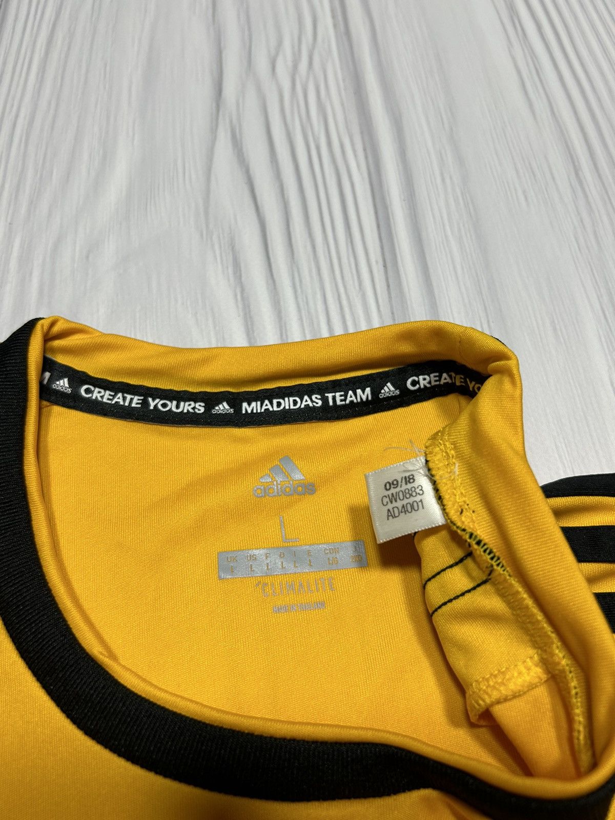 Adidas Wolverhampton 2018/19 Adidas Soccer Jersey Size L Size US L / EU 52-54 / 3 - 12 Thumbnail