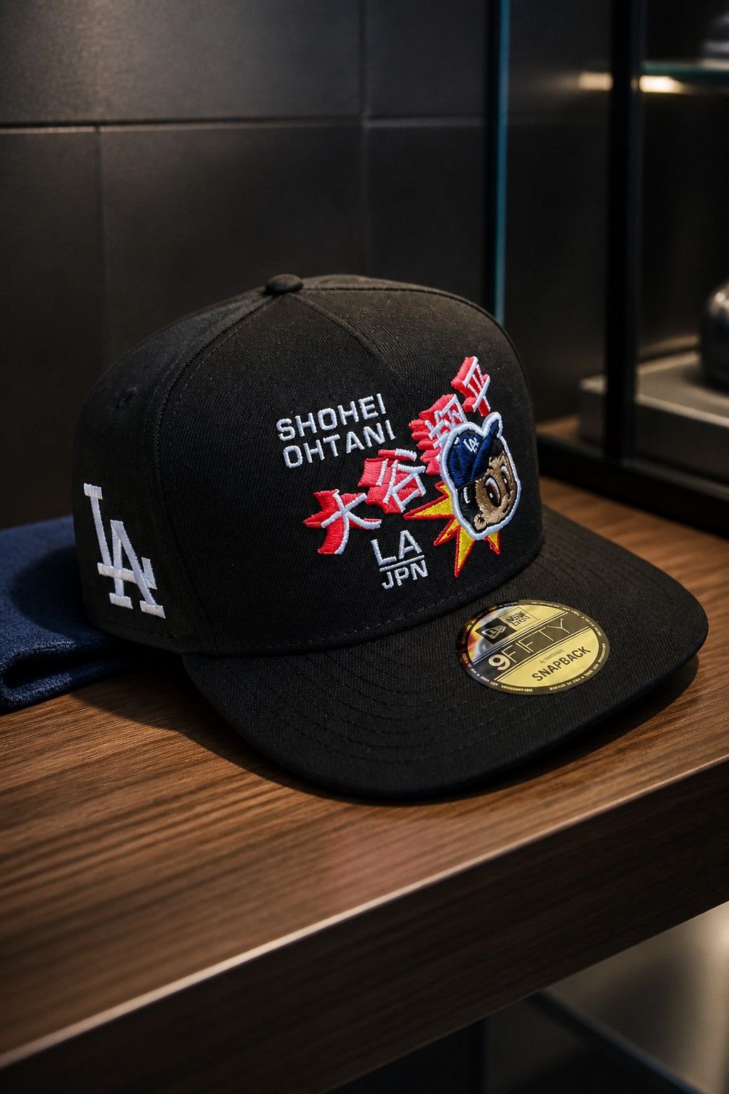 New Era LA Dodgers Shohei Ohtani Black 9fifty A-Frame Snapback Size ONE SIZE - 1 Thumbnail
