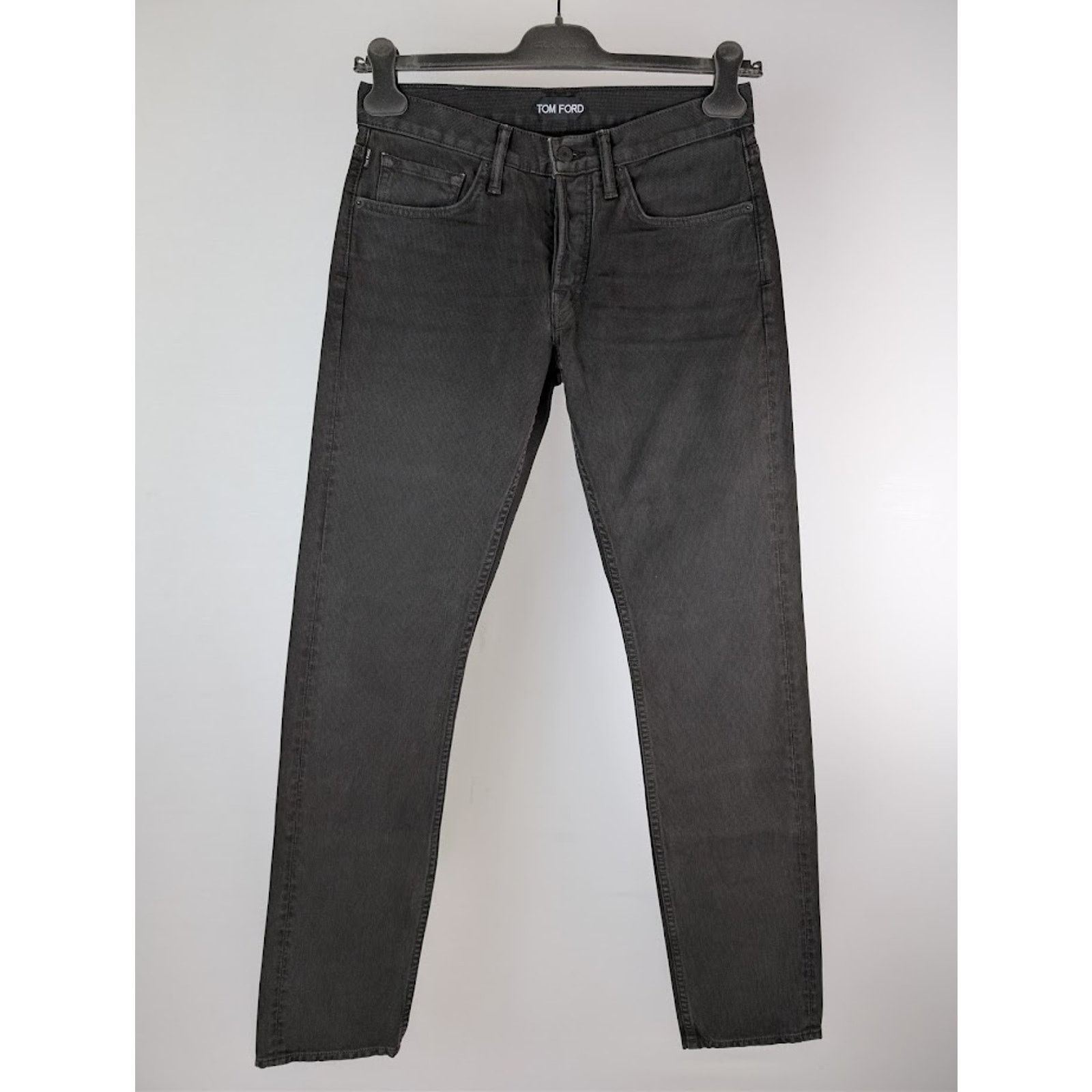 Tom Ford o1rshd1 Denim Slim Jeans in Nero Size US 29 - 2 Thumbnail