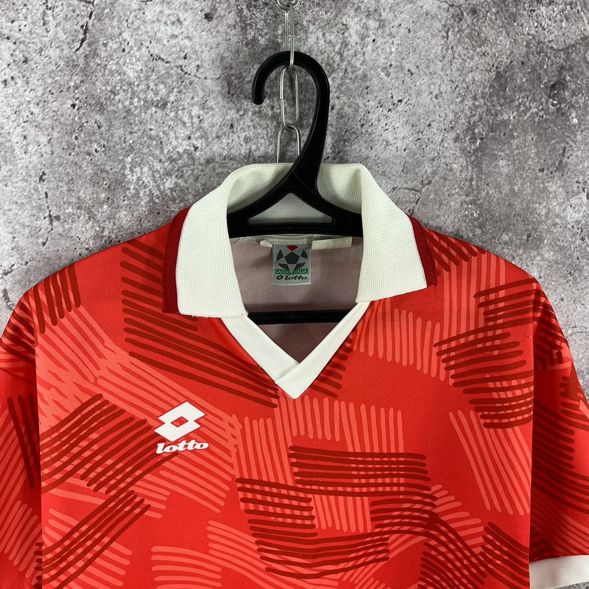 Lotto Sport × Vintage Vintage 90’s Lotto Soccer Jersey #9 TOSUN Red Tee Size L Size US L / EU 52-54 / 3 - 5 Thumbnail