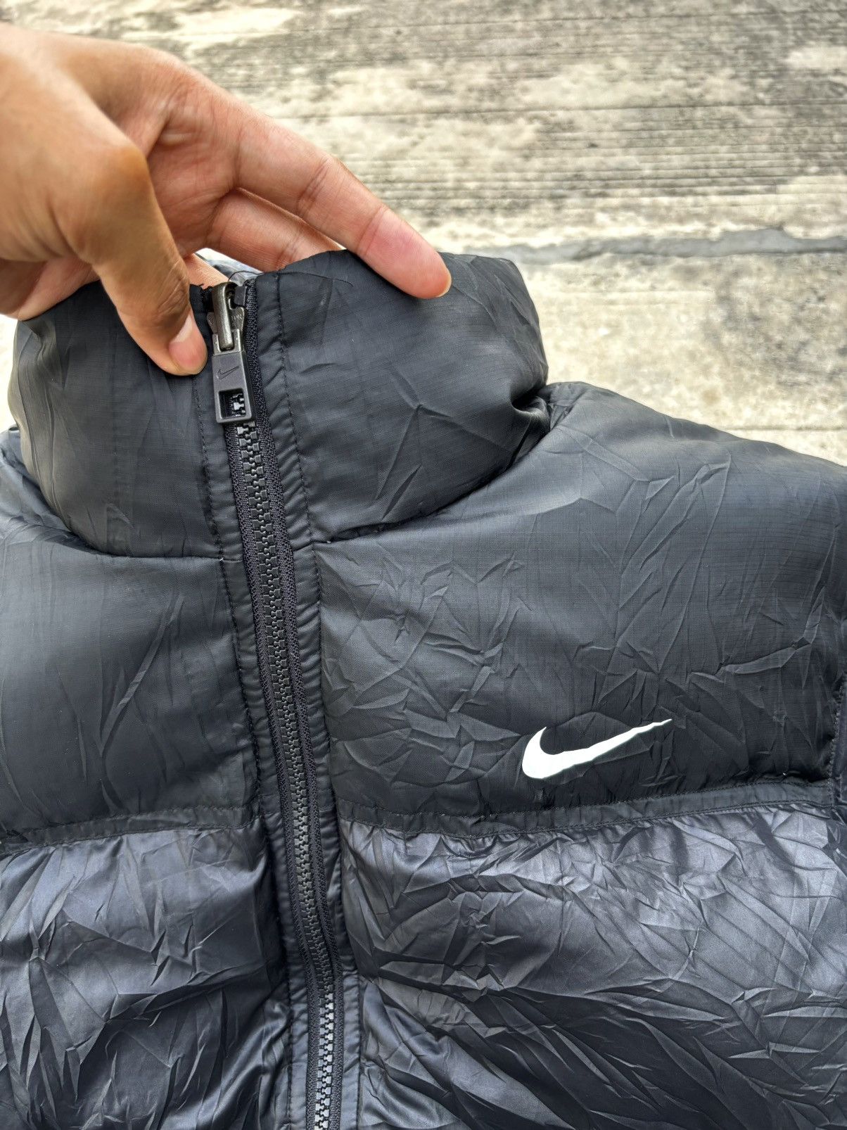 Nike Vintage Nike Puffer Jacket 2 in 1 Y2K Size US L / EU 52-54 / 3 - 5 Thumbnail