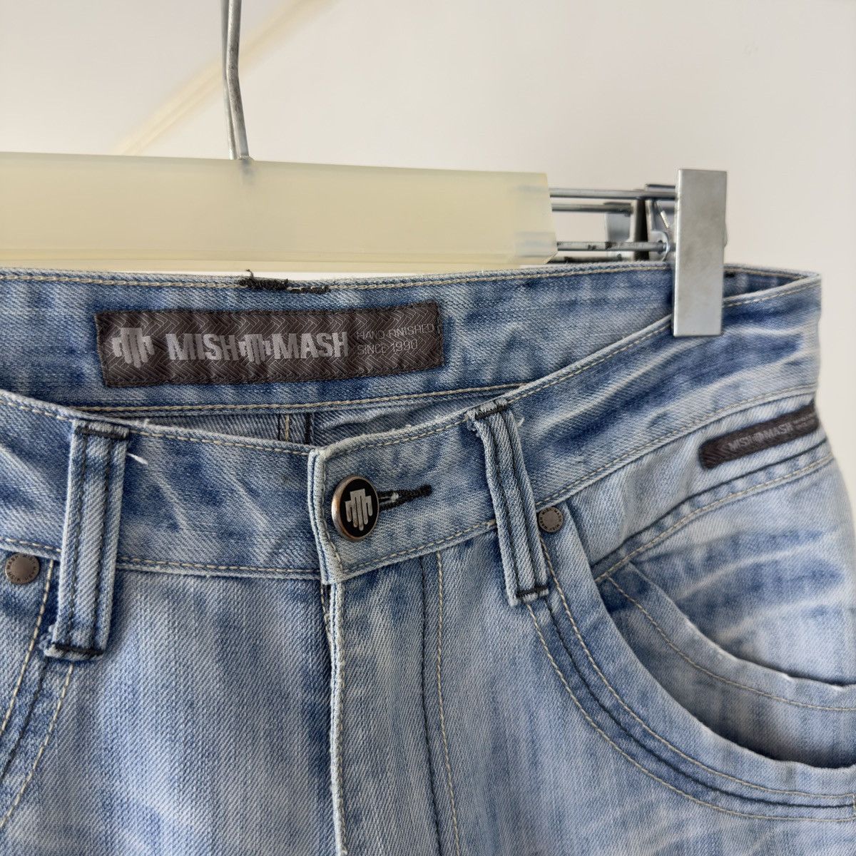 Japanese Brand Japanese Brand Multi-pocket Pants Denim Baggy Bidtressed Size US 32 / EU 48 - 8 Thumbnail