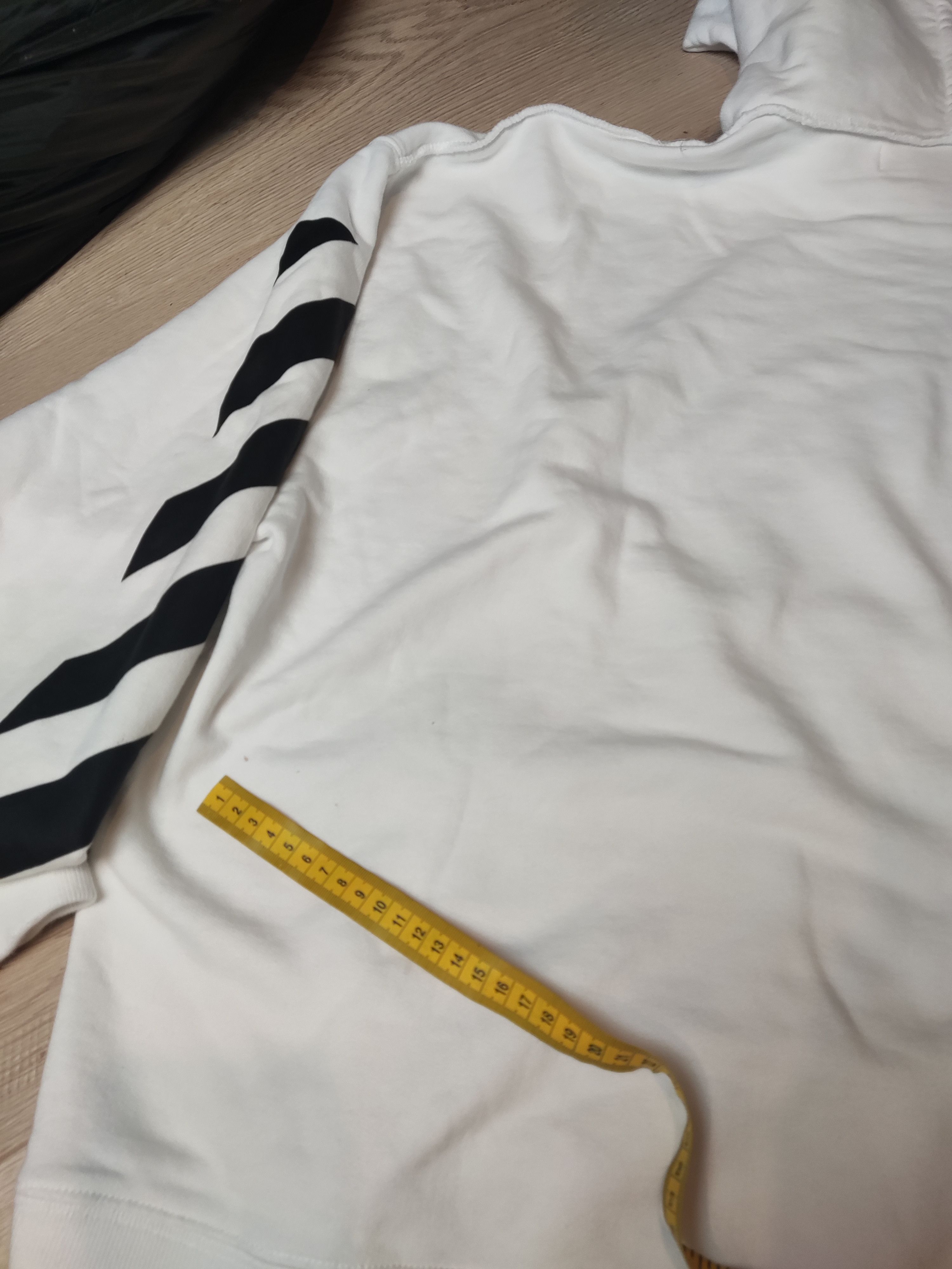 Off-White Off white Helvetica oversized hoodie diag arrow print stripe Size US XXL / EU 58 / 5 - 9 Thumbnail