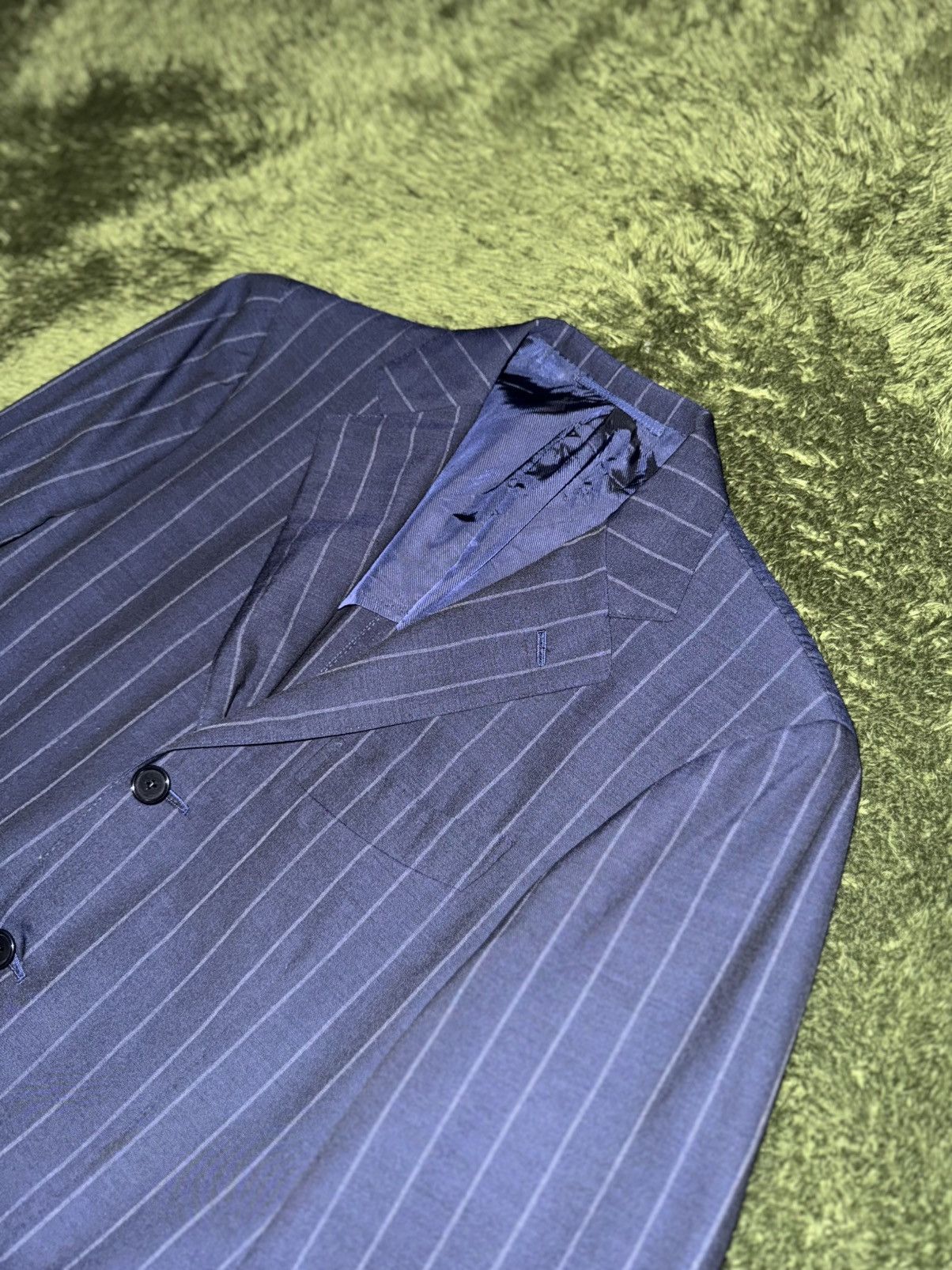 Beams Japan [48] BEAMS F Stripe Blazer — Made in Japan Size 48S - 2 Thumbnail