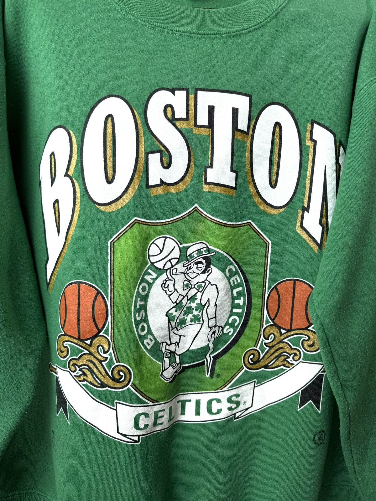 Vintage Rare! 1990s Vintage Boston Celtics NBA Sweatshirt Size US L / EU 52-54 / 3 - 2 Thumbnail