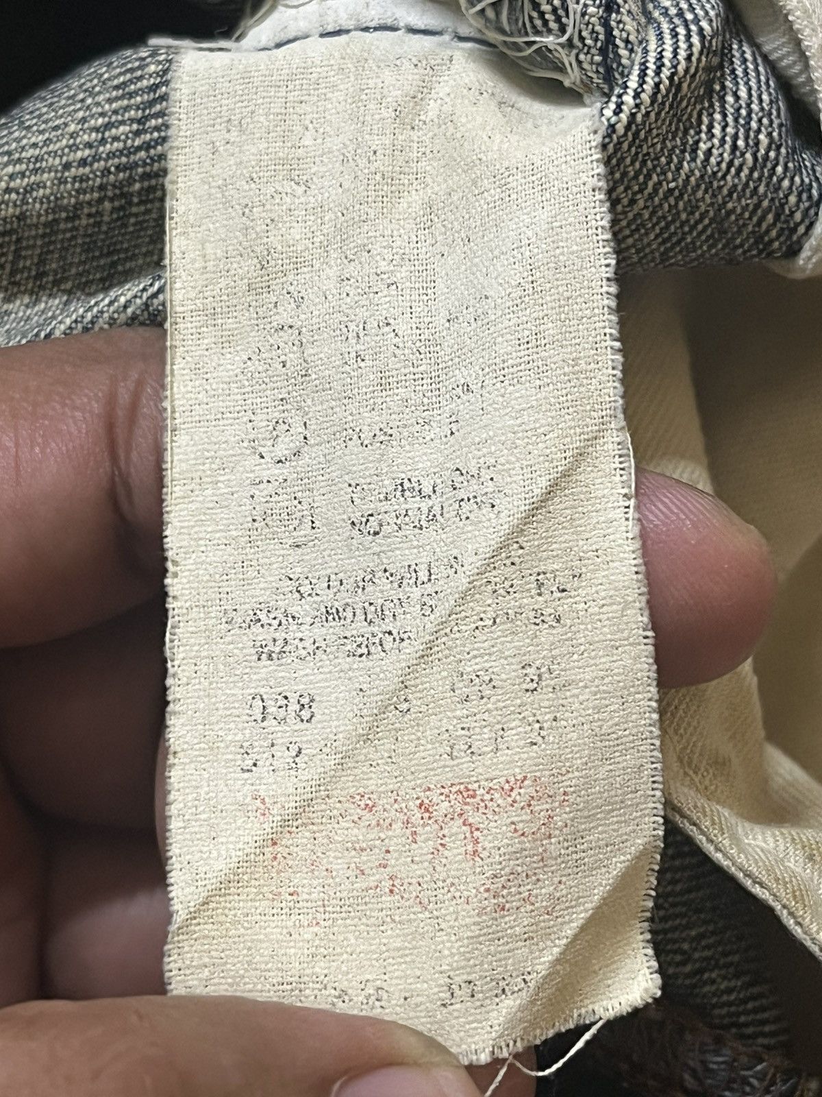 Levi's Vintage Clothing Vintage Levi’s 512 Mudwash Faded Distressed Denim Size US 33 - 11 Thumbnail