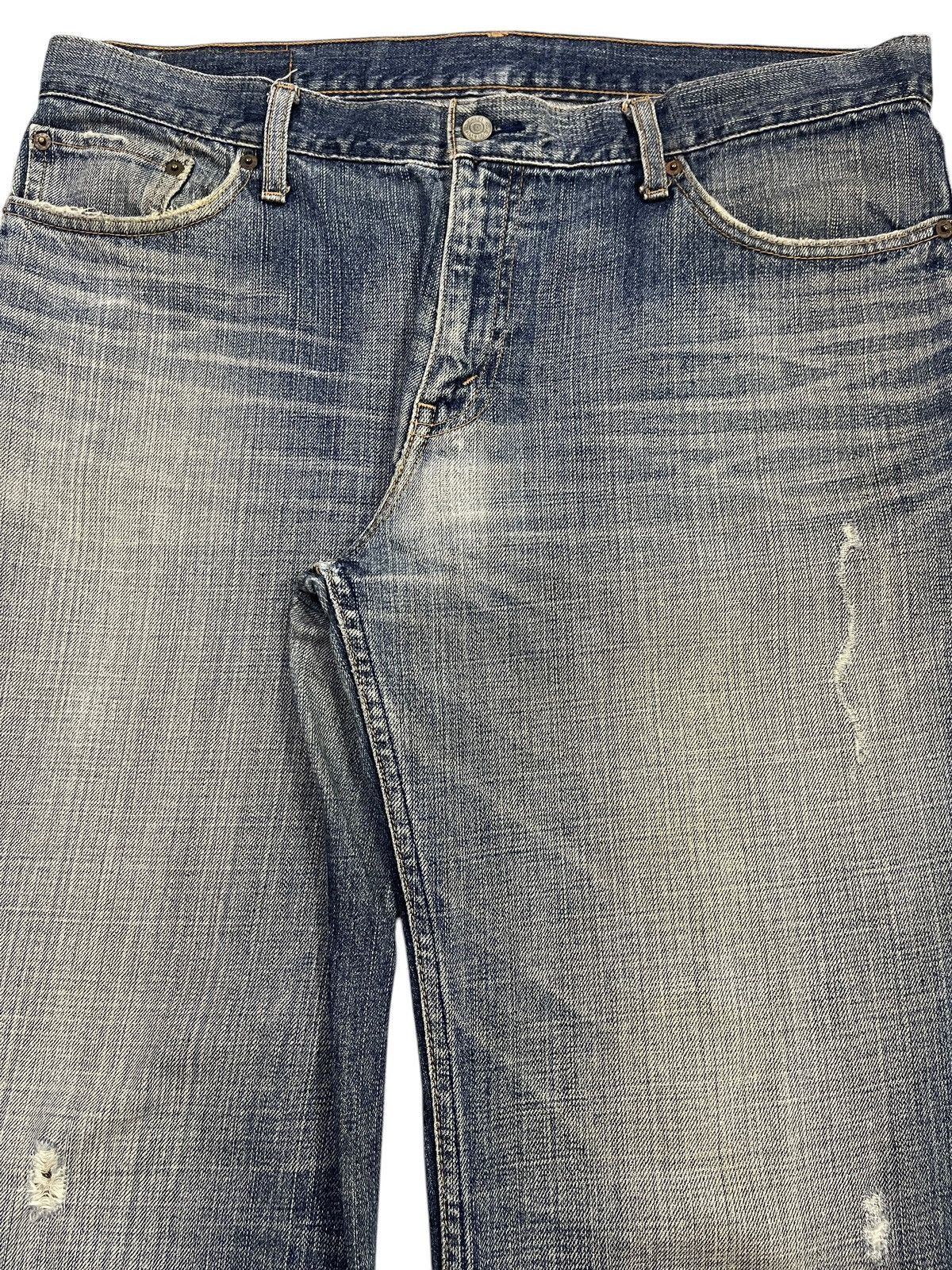 Levi's Vintage 90s Levis Blue Faded Wash Style Baggy Jeans Size US 38 / EU 54 - 4 Thumbnail