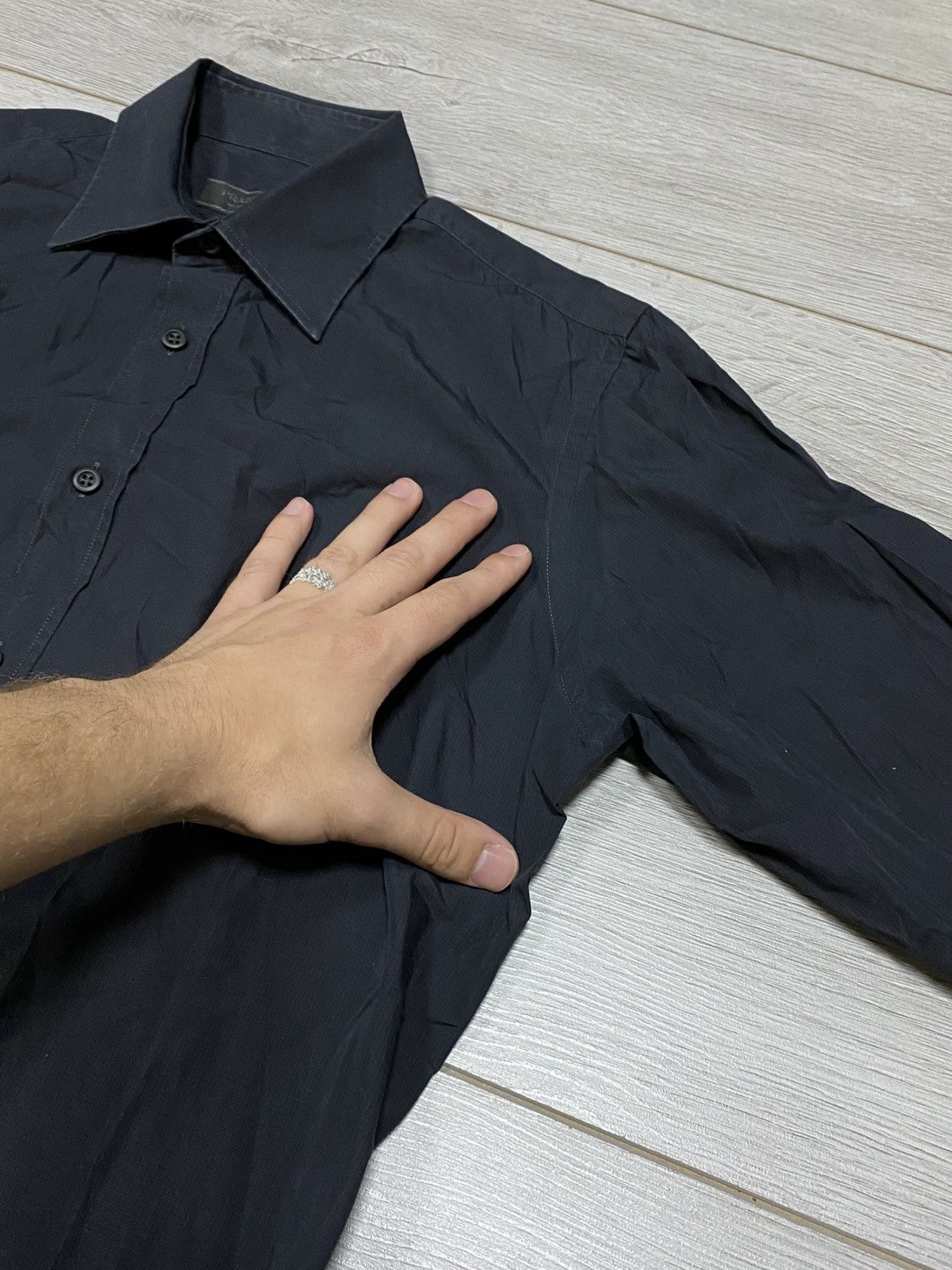 Prada Prada milano vintage shirt buttons Size US M / EU 48-50 / 2 - 5 Thumbnail