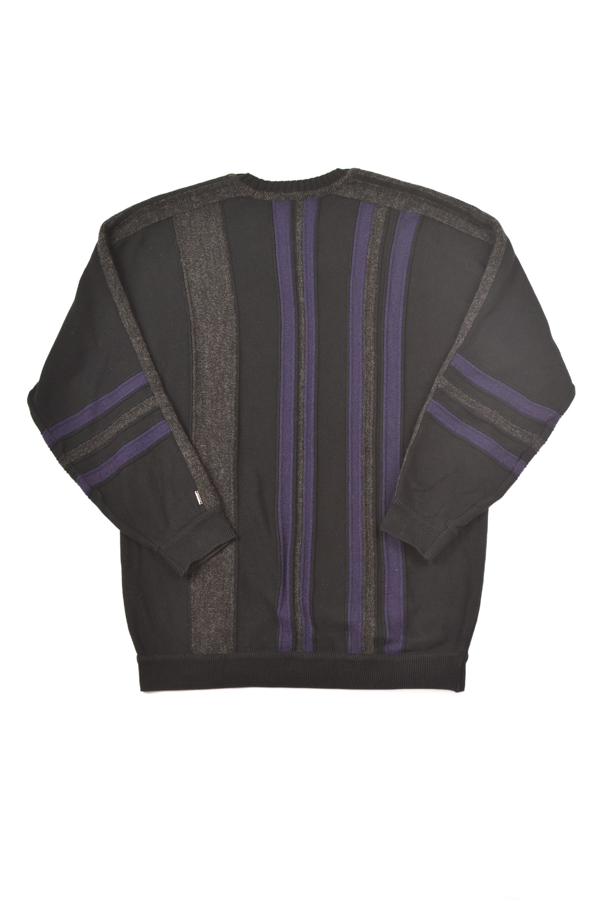 Carlo Colucci × Vintage Carlo Colucci Vintage Striped Pullover Sweater Size US L / EU 52-54 / 3 - 6 Thumbnail
