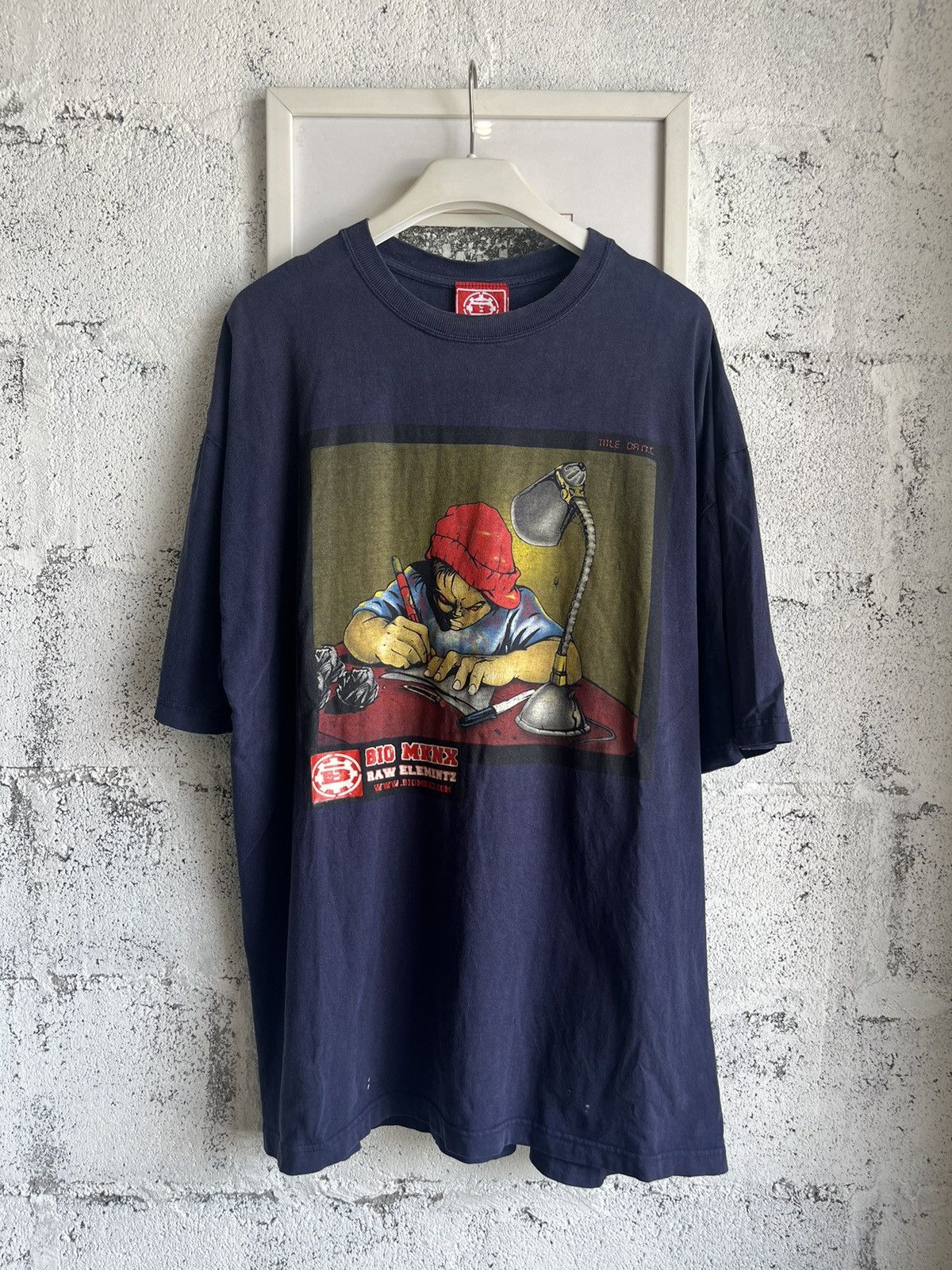 Vintage Vintage BIO MKNX RAW ELEMENTZ Art design Tshirt Size US XXL / EU 58 / 5 - 2 Thumbnail