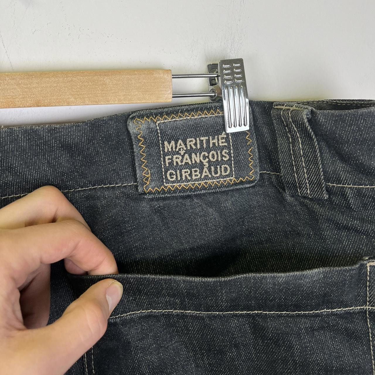 Designer Marithe Francois Girbaud Cargo Shorts - Stylish Denim Design Size US 42 / EU 58 - 4 Thumbnail