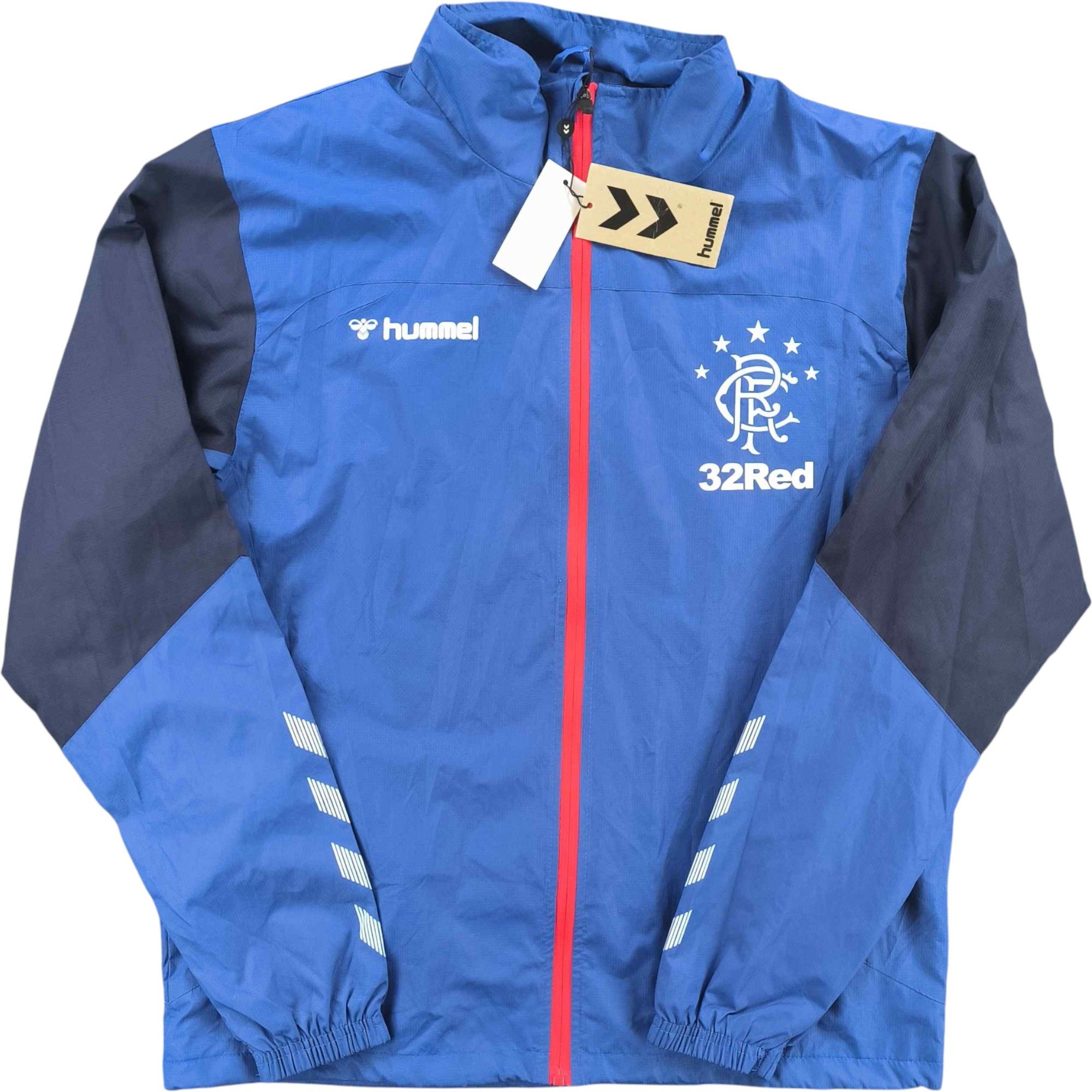 NEW Rangers 2018-19 Hummel (BNWT) football jacket size L