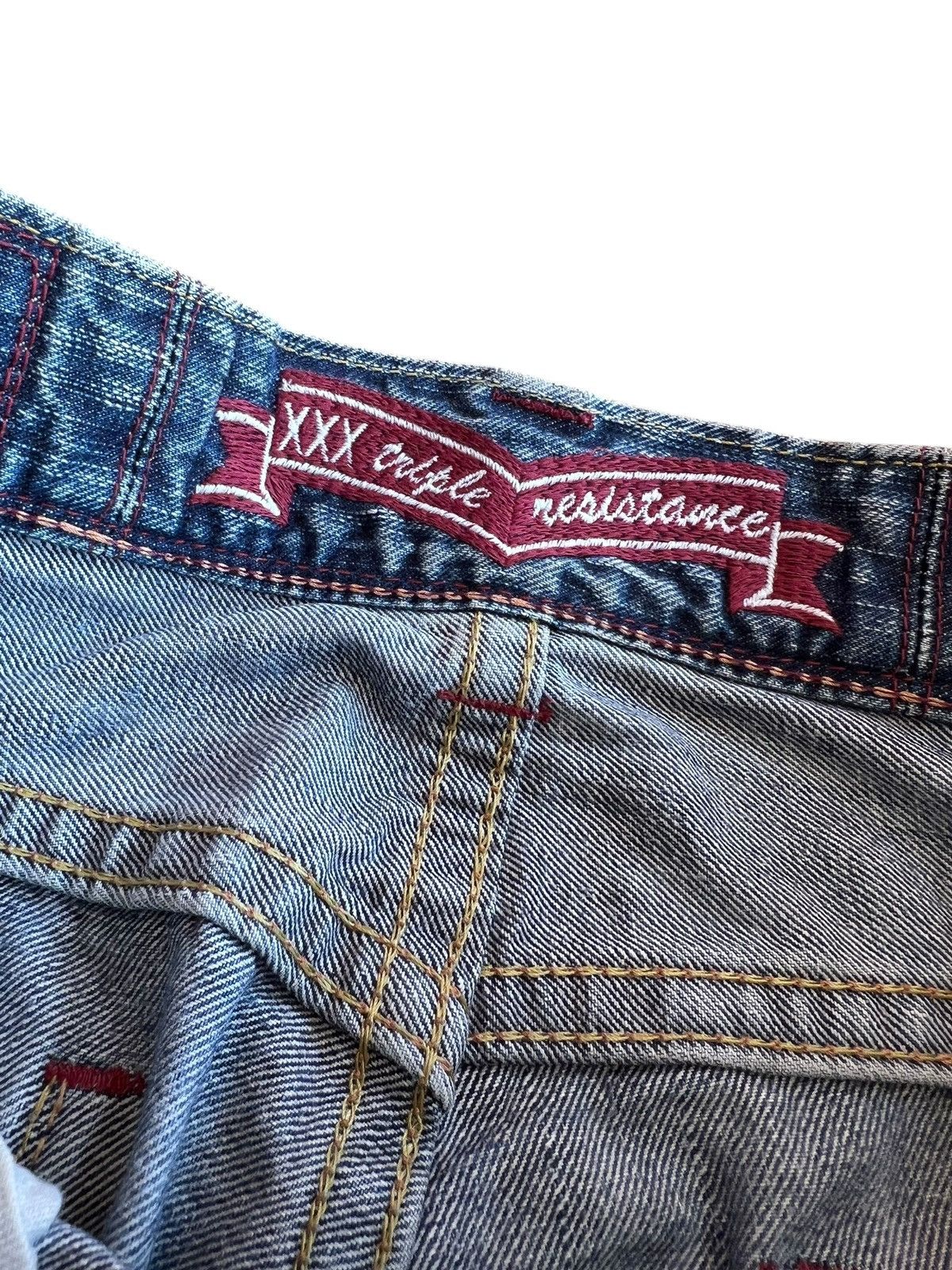 Japanese Brand Vintage Liberto XXX Distressed Flare Mudwash Jean Size US 28 / EU 44 - 11 Thumbnail