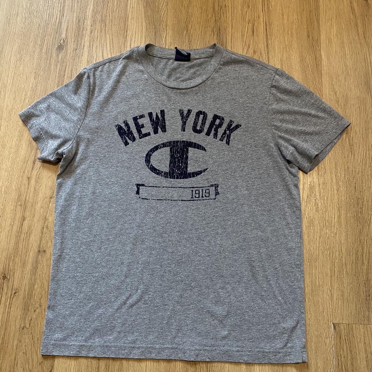 Champion Grey Champion New York tee #casual Size US M / EU 48-50 / 2 - 2 Thumbnail