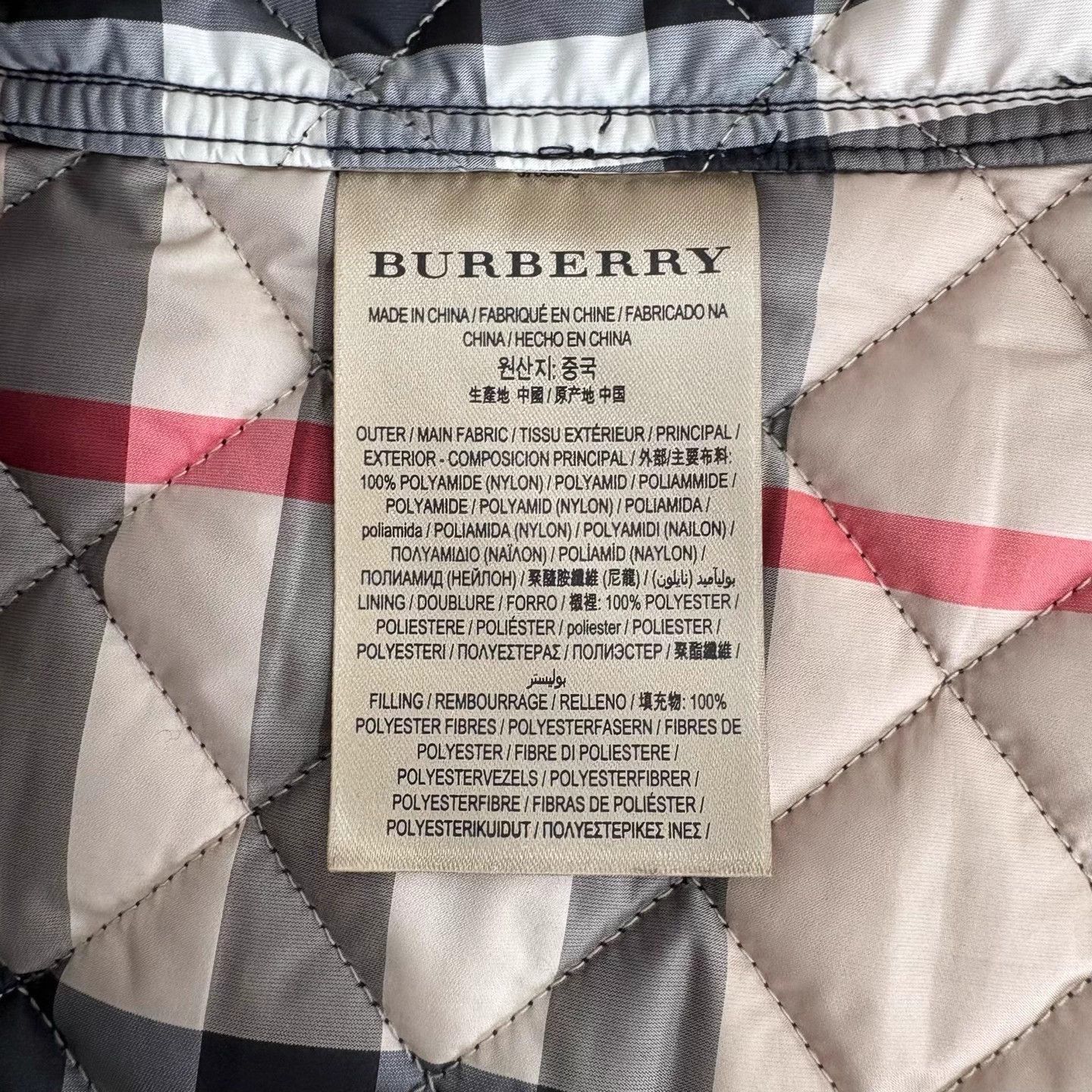 Burberry Burberry Classic Check Lining Black Puffer XS Size XS / US 0-2 / IT 36-38 - 4 Thumbnail