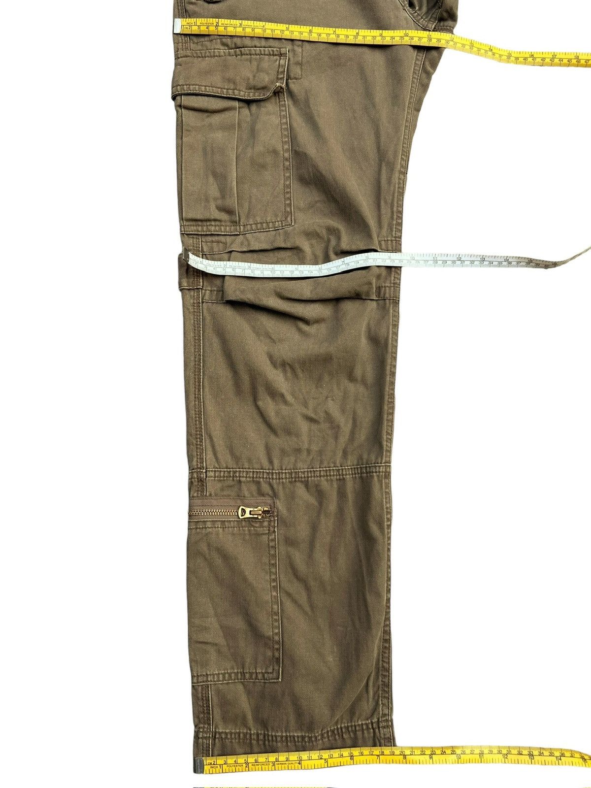 Alpha Industries Vtg Alpha Industries Bondage Multipocket Zipper Pants 29x30 Size US 29 - 11 Thumbnail
