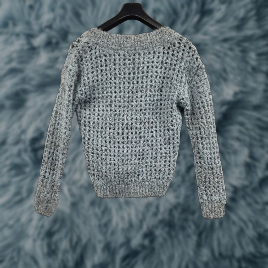 White House Black Market White House Black Market Sweater Women’s XS Blue Embellished Rhinestones Size XS / US 0-2 / IT 36-38 - 1 Thumbnail