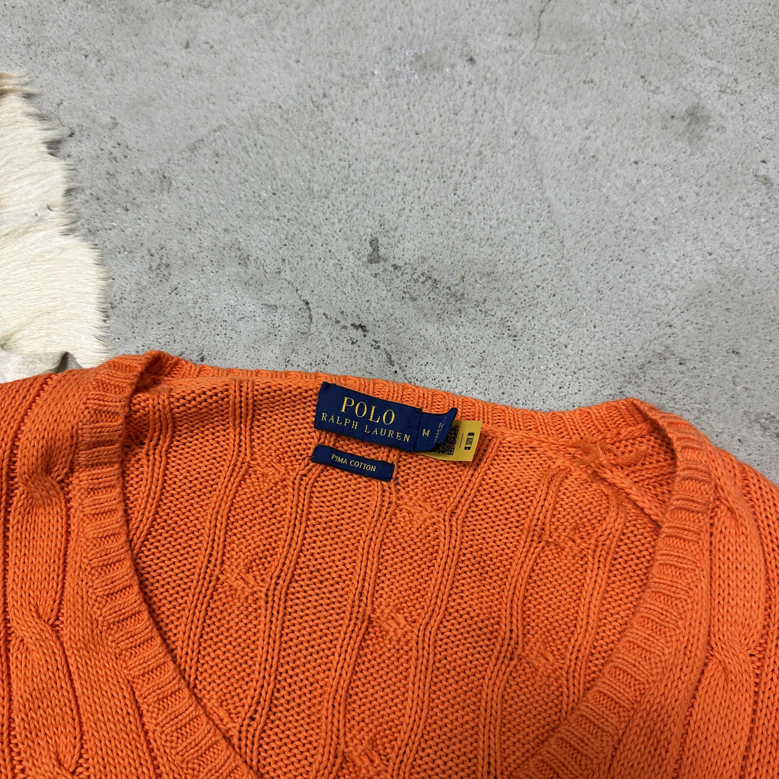 Polo Ralph Lauren Vintage Cable Knitted Polo Ralph Lauren Sweater 00s Size M / US 6-8 / IT 42-44 - 4 Thumbnail