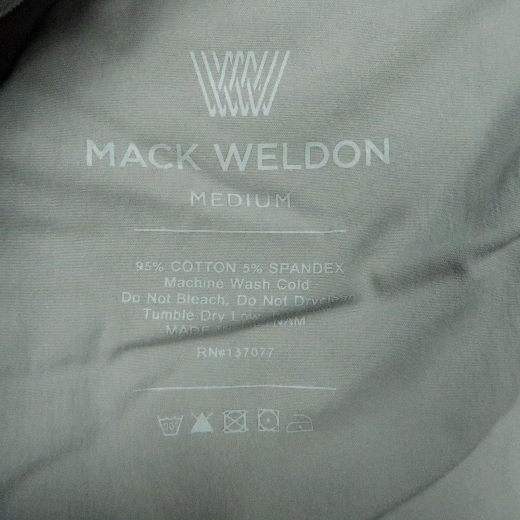 Vintage Mack Weldon Pants Mens Medium Gray Ace Jogger Sweat Athletic Zip Pocket Stretch Size US 31 - 3 Thumbnail