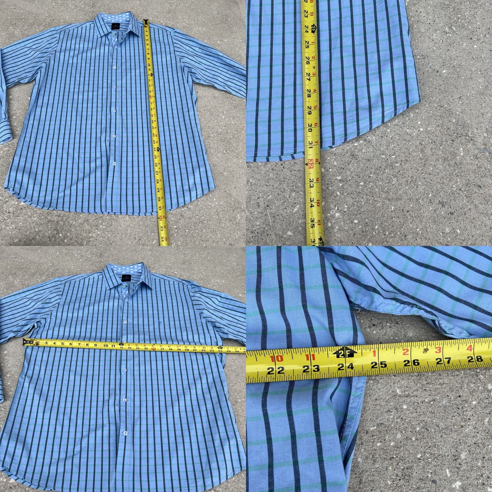 Tailorbyrd VINTAGE TAILORBYRD Cotton Button-Up Shirt XL Men Long Sleeve Plaid Blue Green Casual Size US XL / EU 56 / 4 - 8 Thumbnail