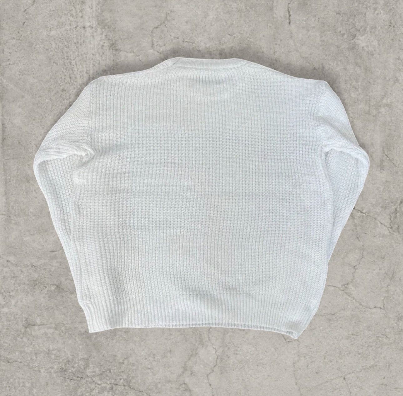Japanese Brand Vintage style knitted jumper sweater in white/cream. Size L Size US M / EU 48-50 / 2 - 3 Thumbnail
