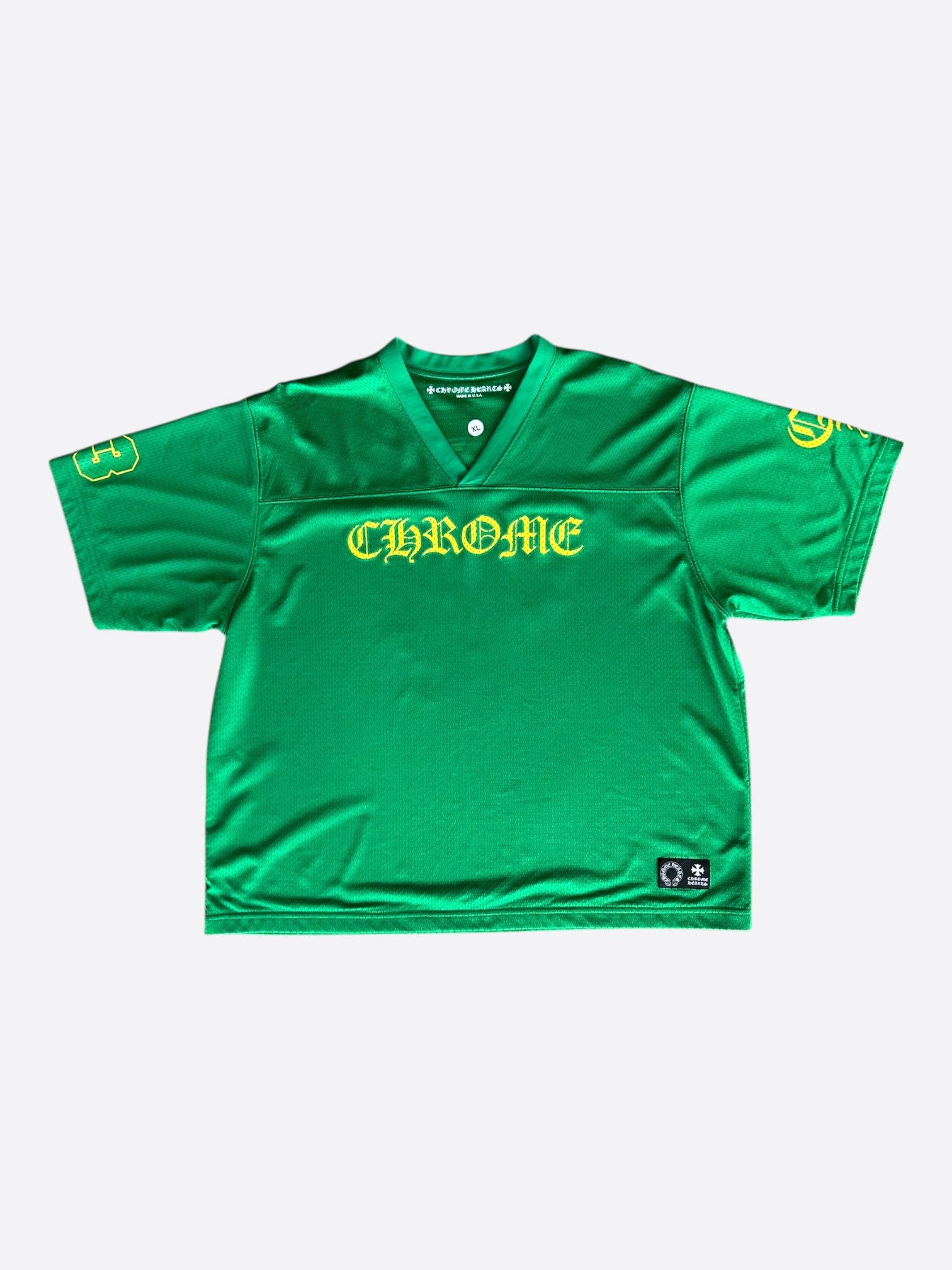 Chrome Hearts Chrome Hearts Stadium Mesh Tshirt Green Jersey Size