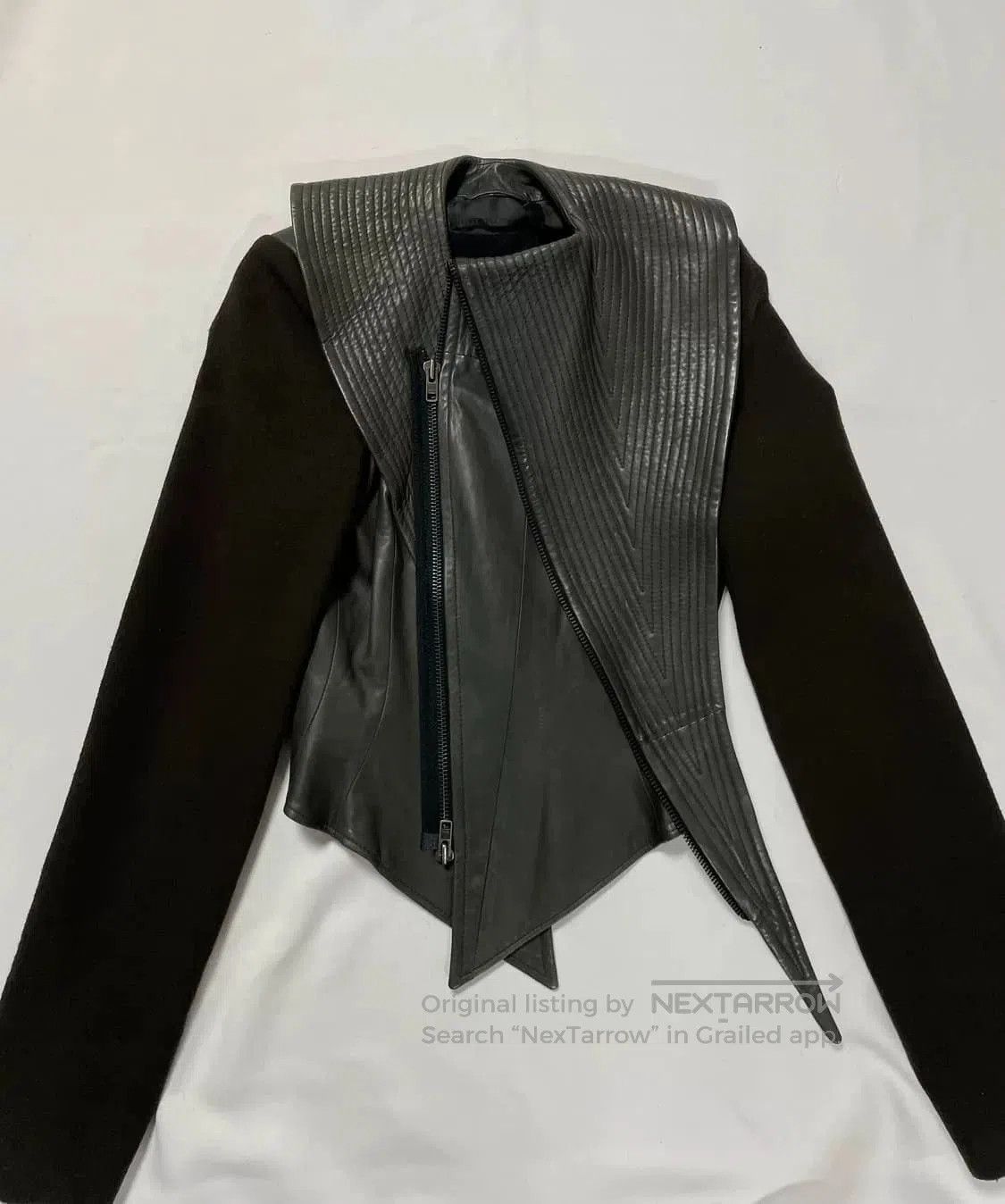 Haider Ackermann Haider Ackermann Runway Black Leather Jacket. Size US M / EU 48-50 / 2 - 4 Thumbnail