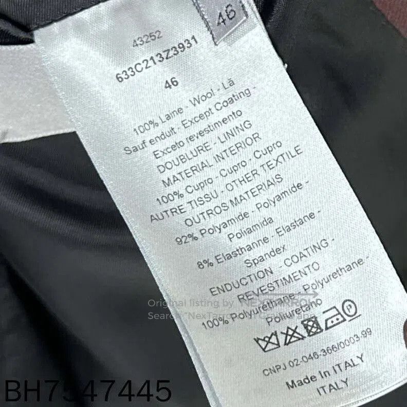 Dior stylish dark red hooded blazer by Dior. Size US L / EU 52-54 / 3 - 6 Thumbnail