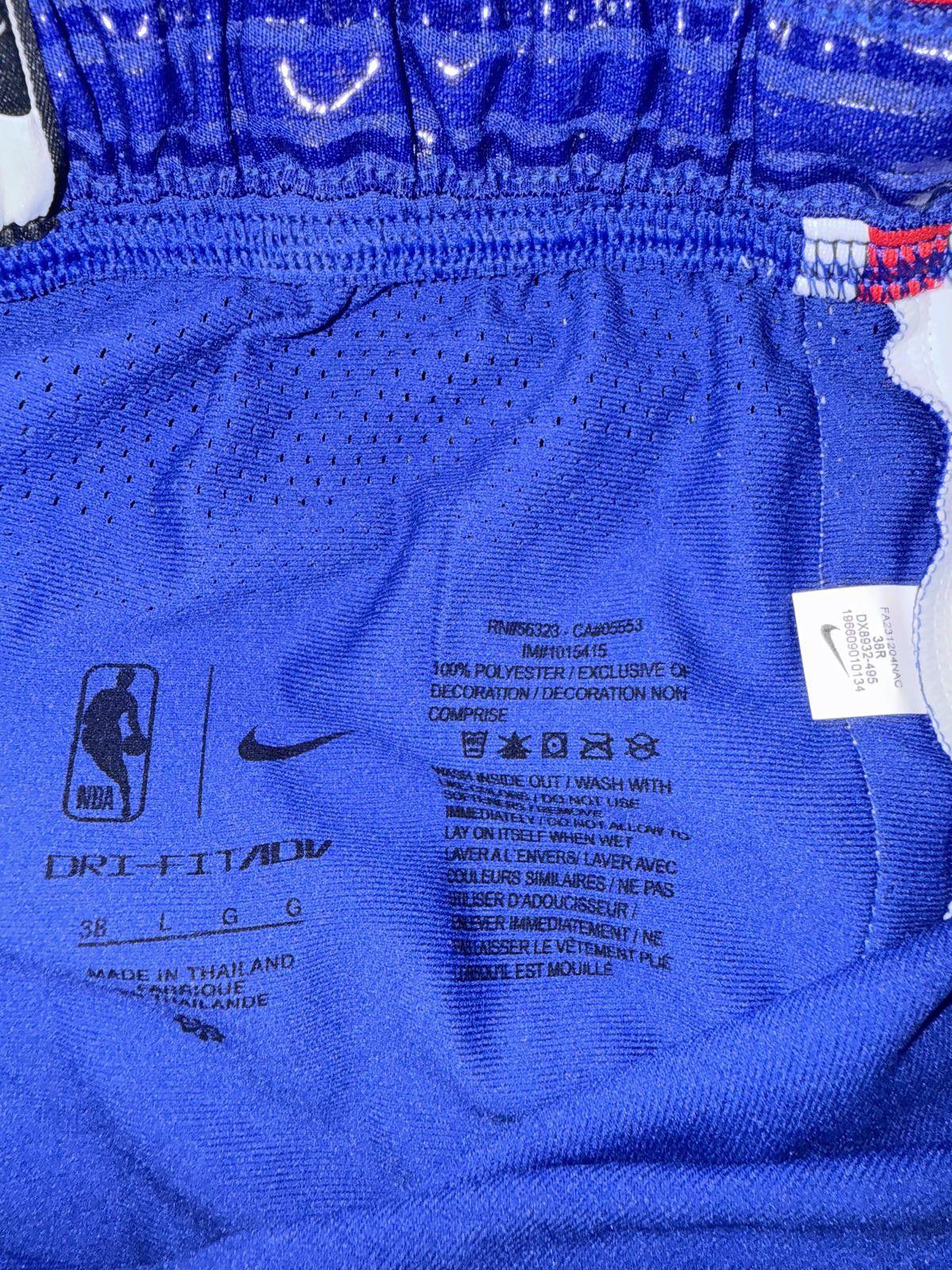 Nike Nike Men's NBA Philadelphia 76ers Dri-Fit ADV Team Issued Shorts Size US 36 / EU 52 - 9 Thumbnail